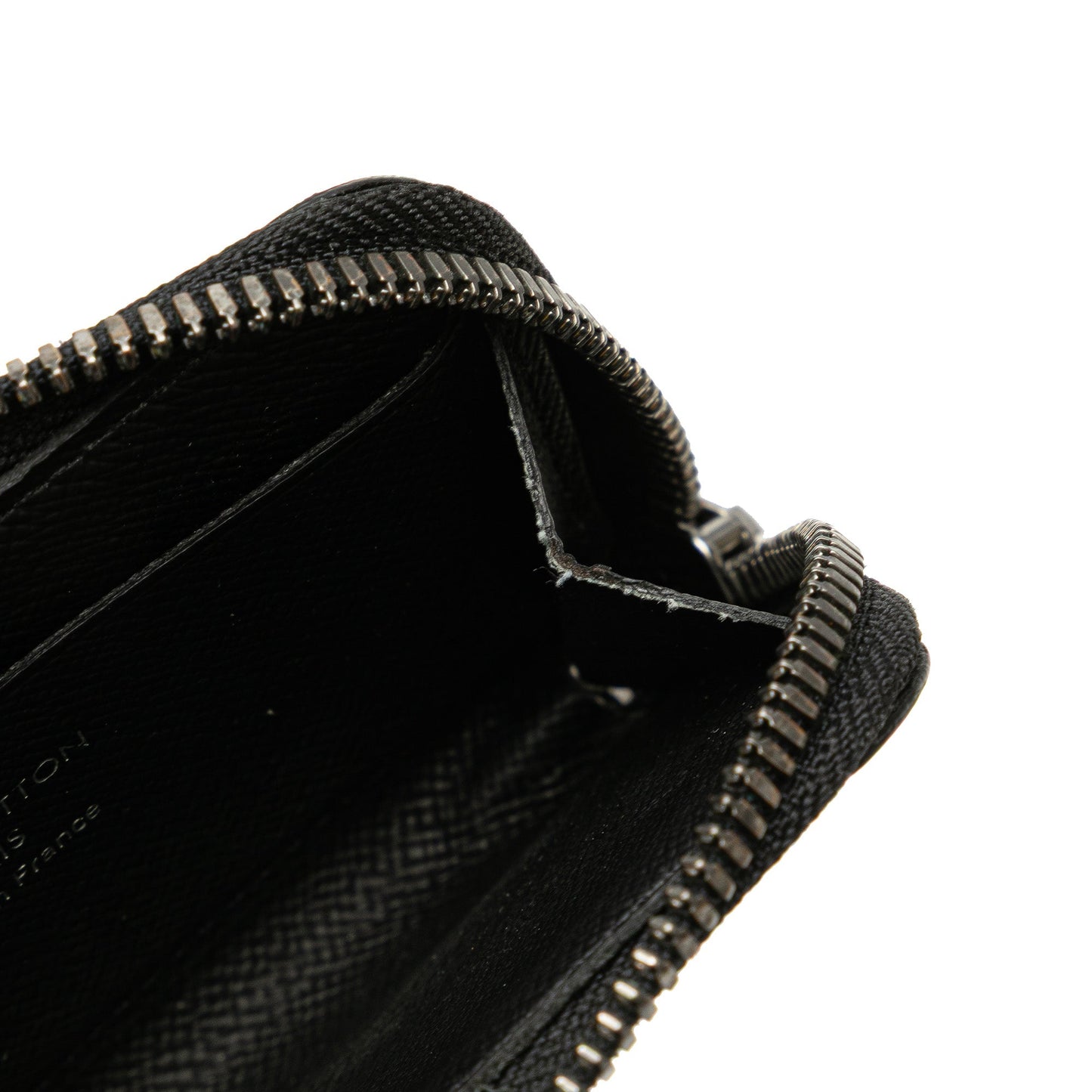 Louis Vuitton Monogram Eclipse Zippy Coin Purse Black