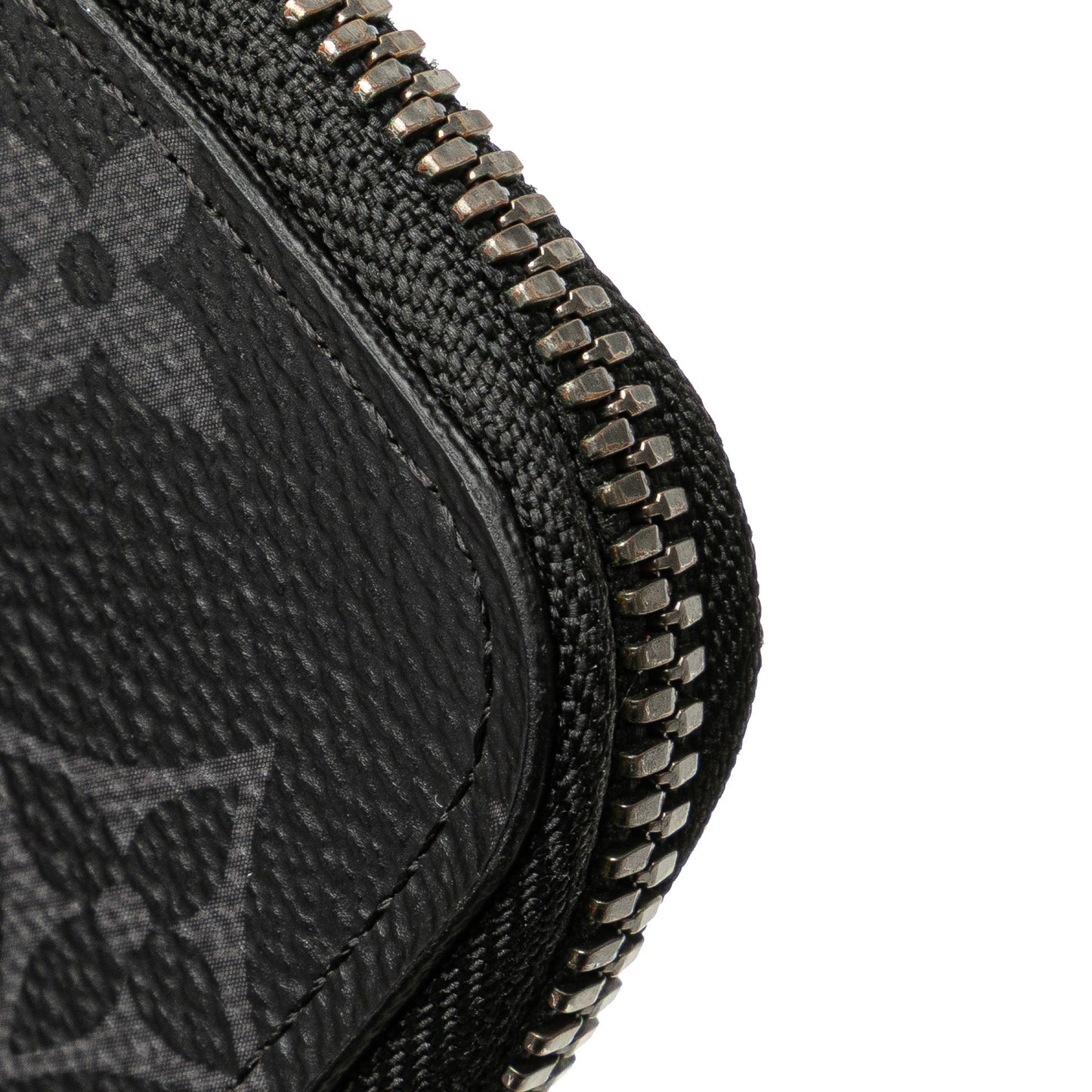 Louis Vuitton Monogram Eclipse Zippy Coin Purse Black