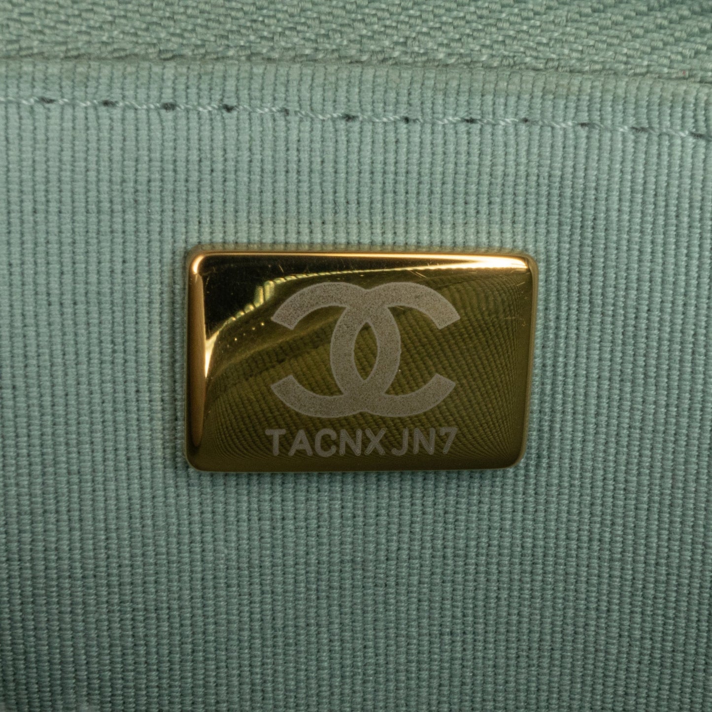 Chanel Lambskin Trendy CC Wallet On Chain Blue
