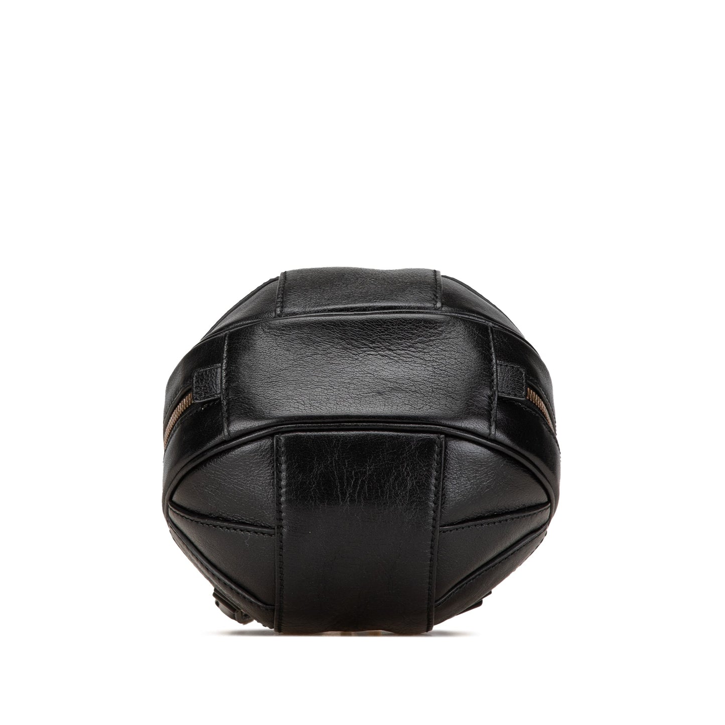 Gucci Mini Leather Water Buffalo Tifosa Basketball Bag Black