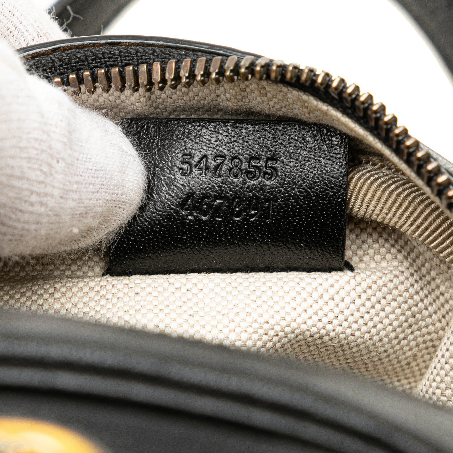 Gucci Mini Leather Water Buffalo Tifosa Basketball Bag Black