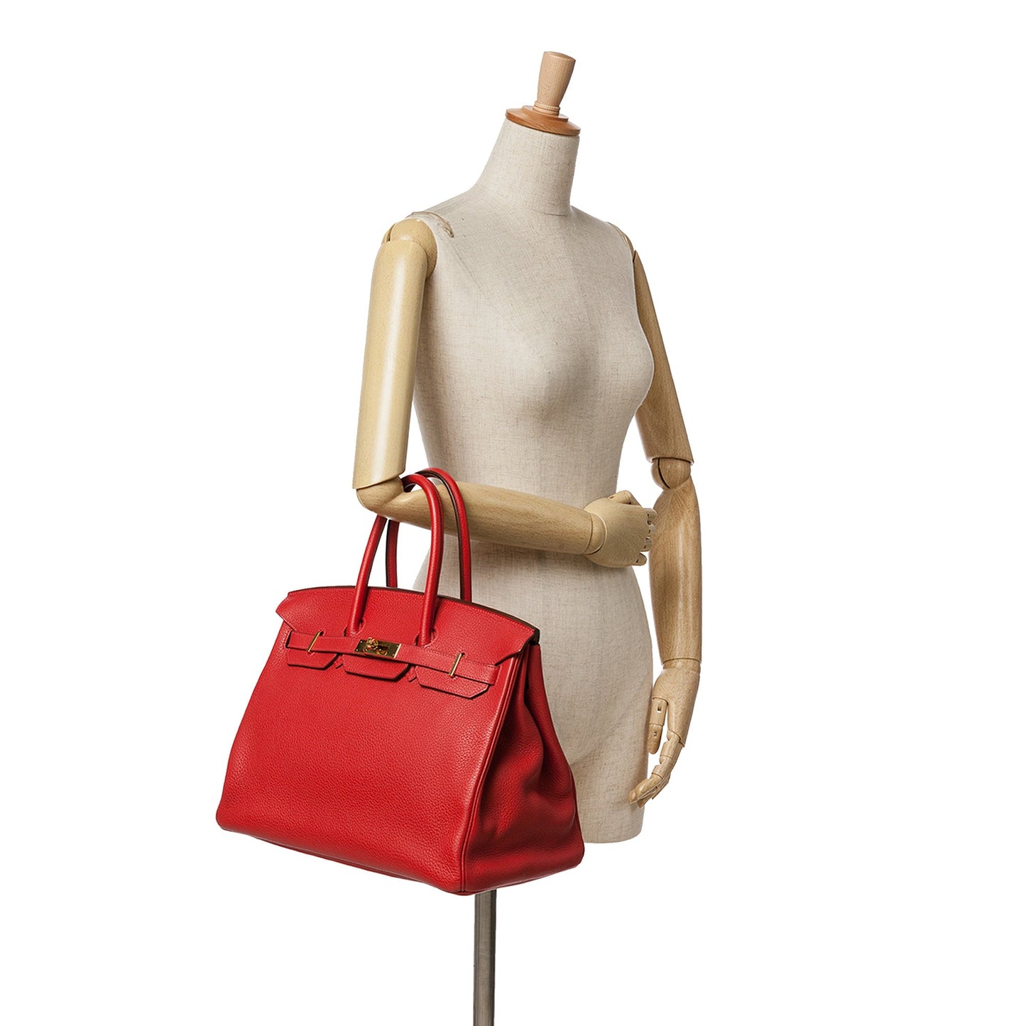 Hermès Togo Birkin Retourne 35 Red