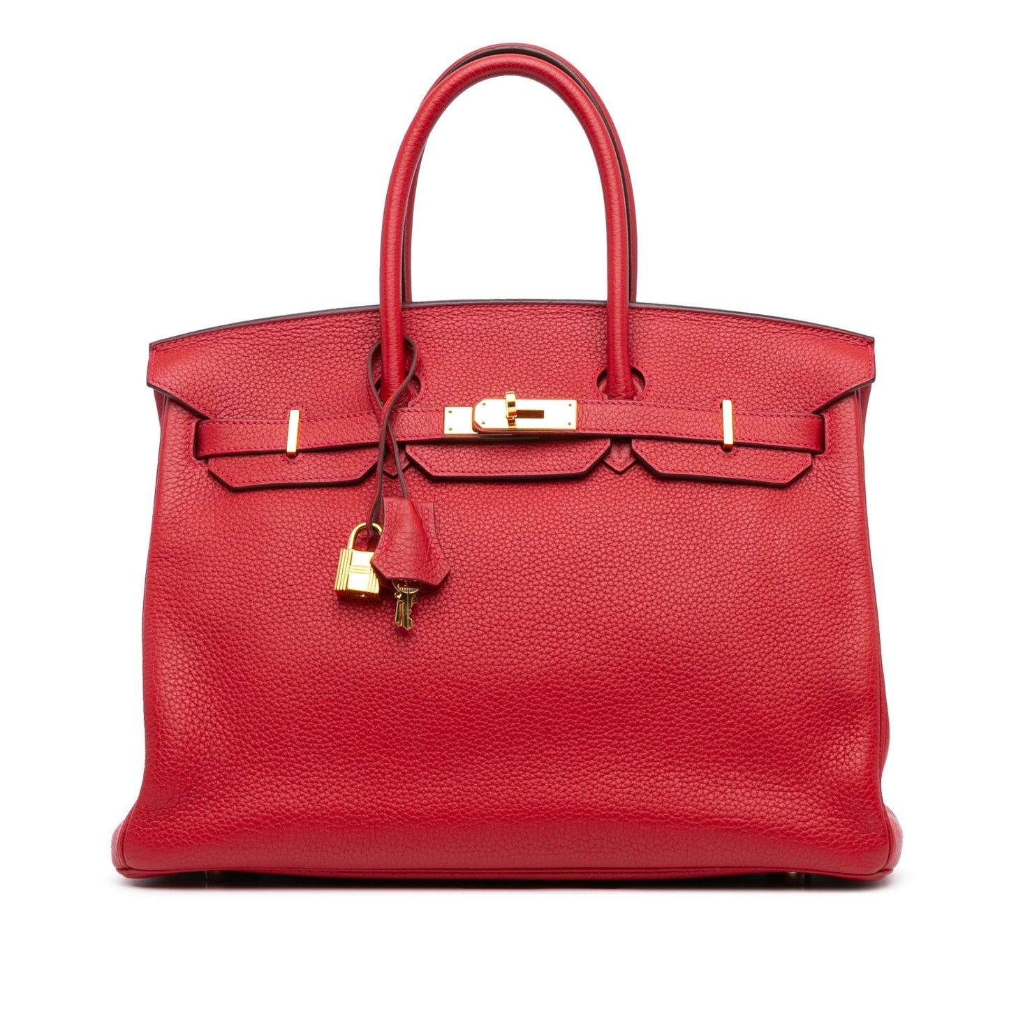 Hermès Togo Birkin Retourne 35 Red