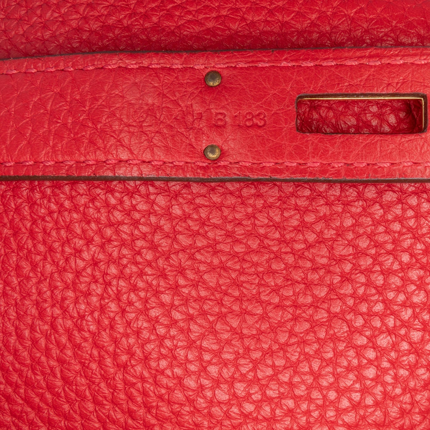 Hermès Togo Birkin Retourne 35 Red