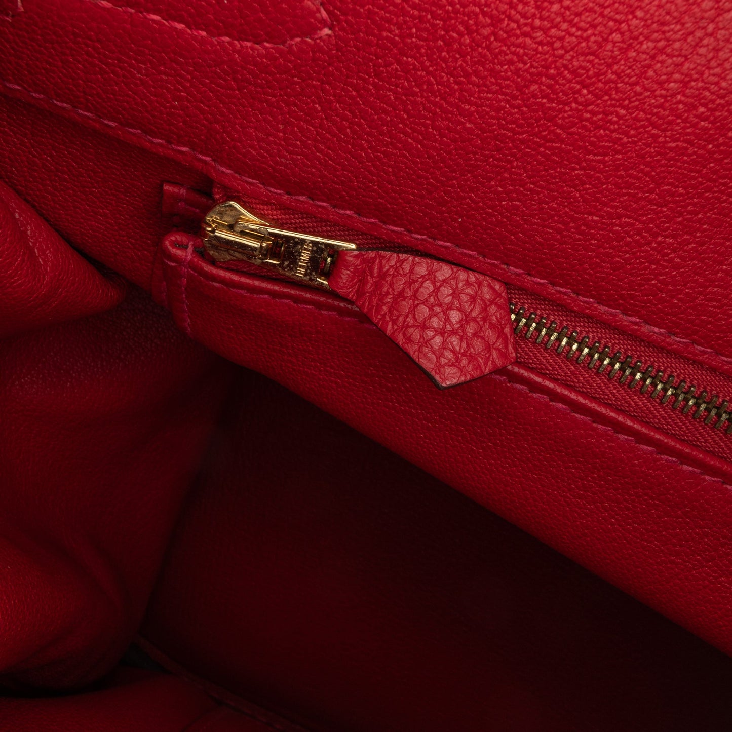 Hermès Togo Birkin Retourne 35 Red
