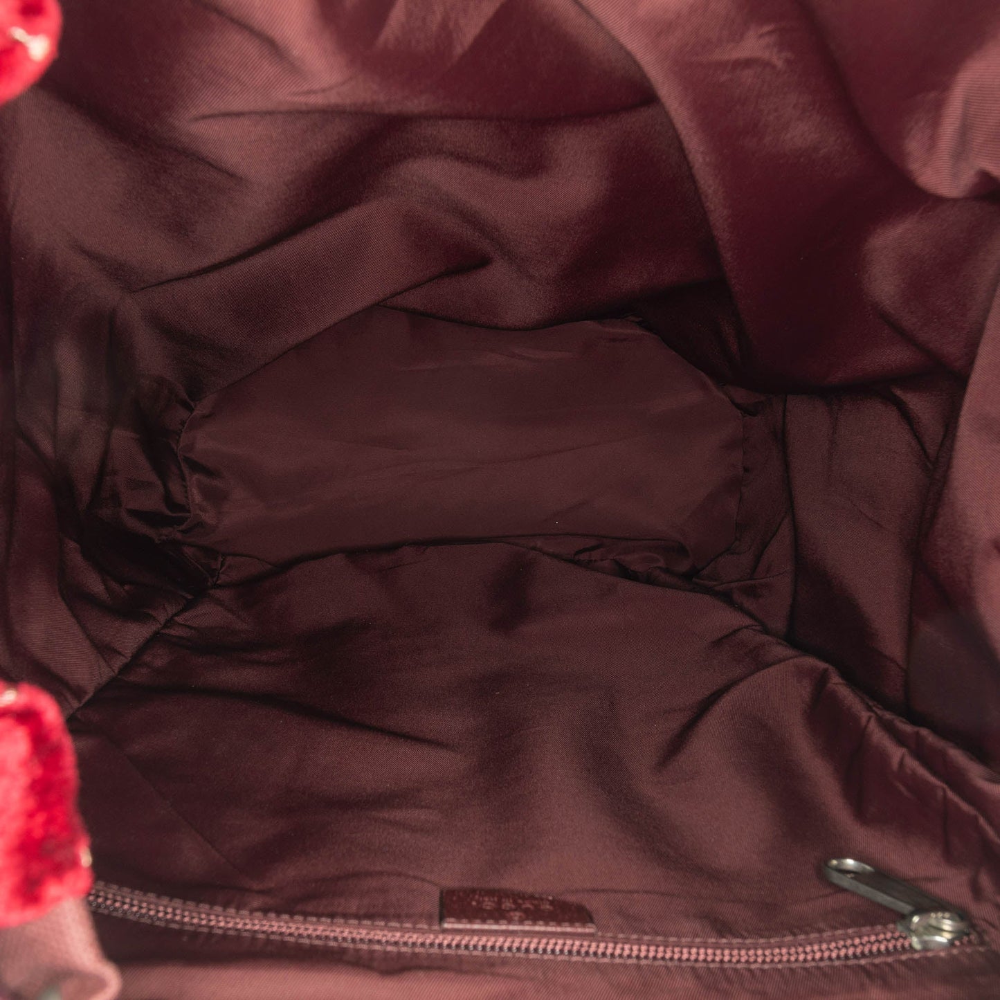 Gucci Large GG Velvet Heart Alpina Backpack Red