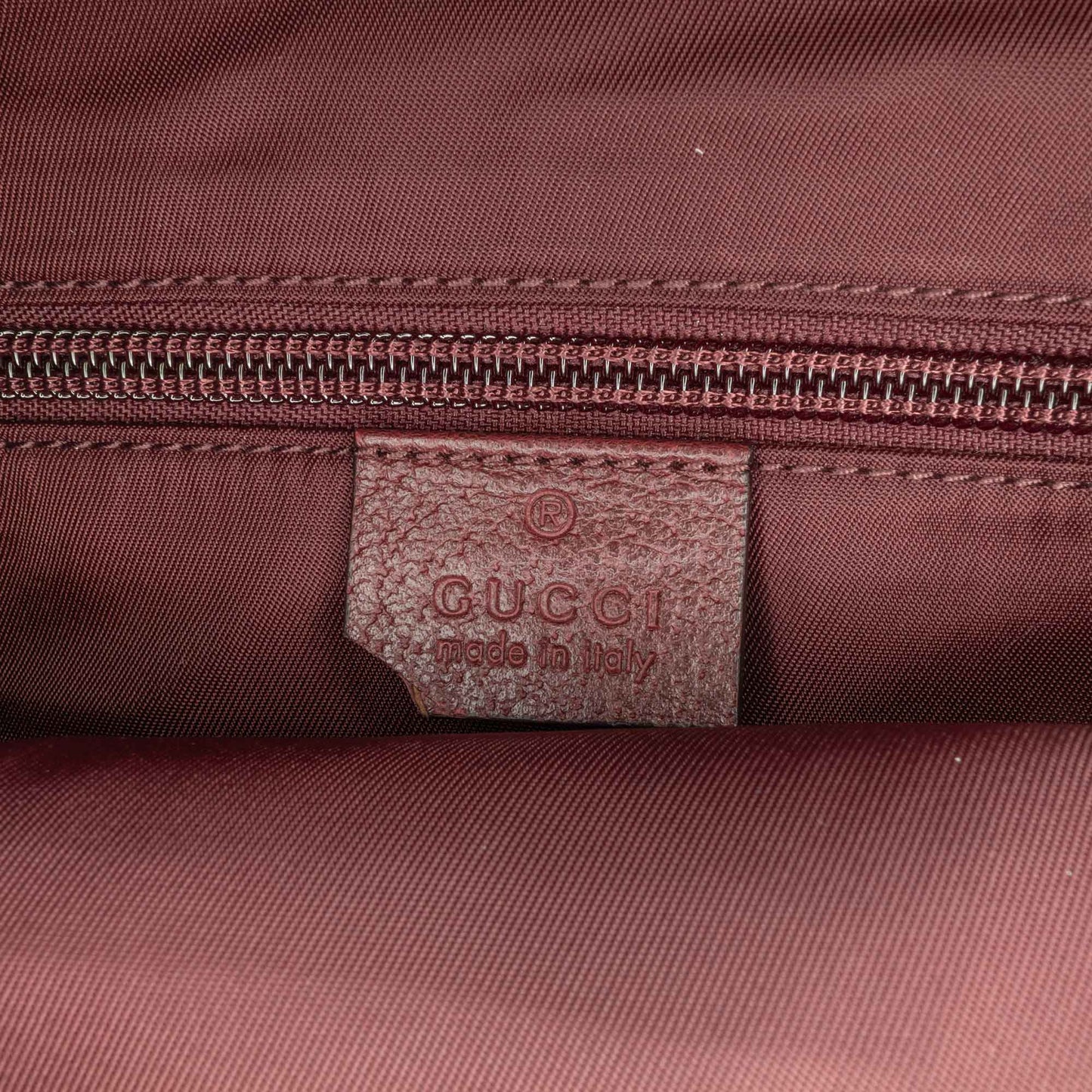 Gucci Large GG Velvet Heart Alpina Backpack Red
