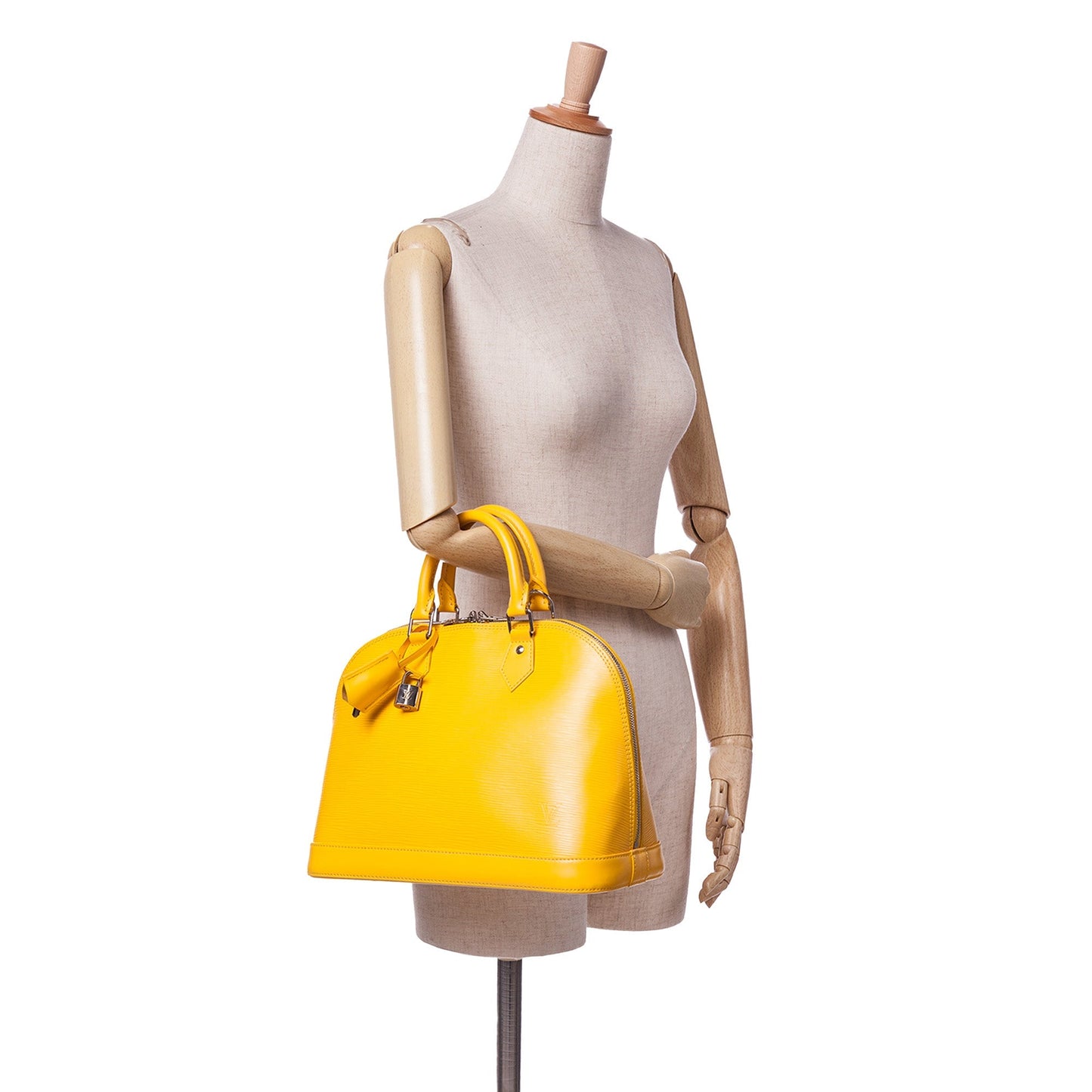 Louis Vuitton Epi Alma PM Yellow
