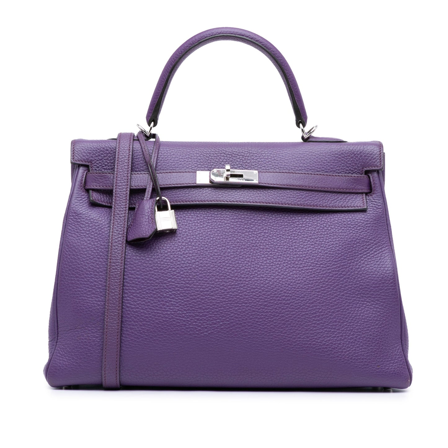 Hermès Togo Kelly II Retourne 35 Purple