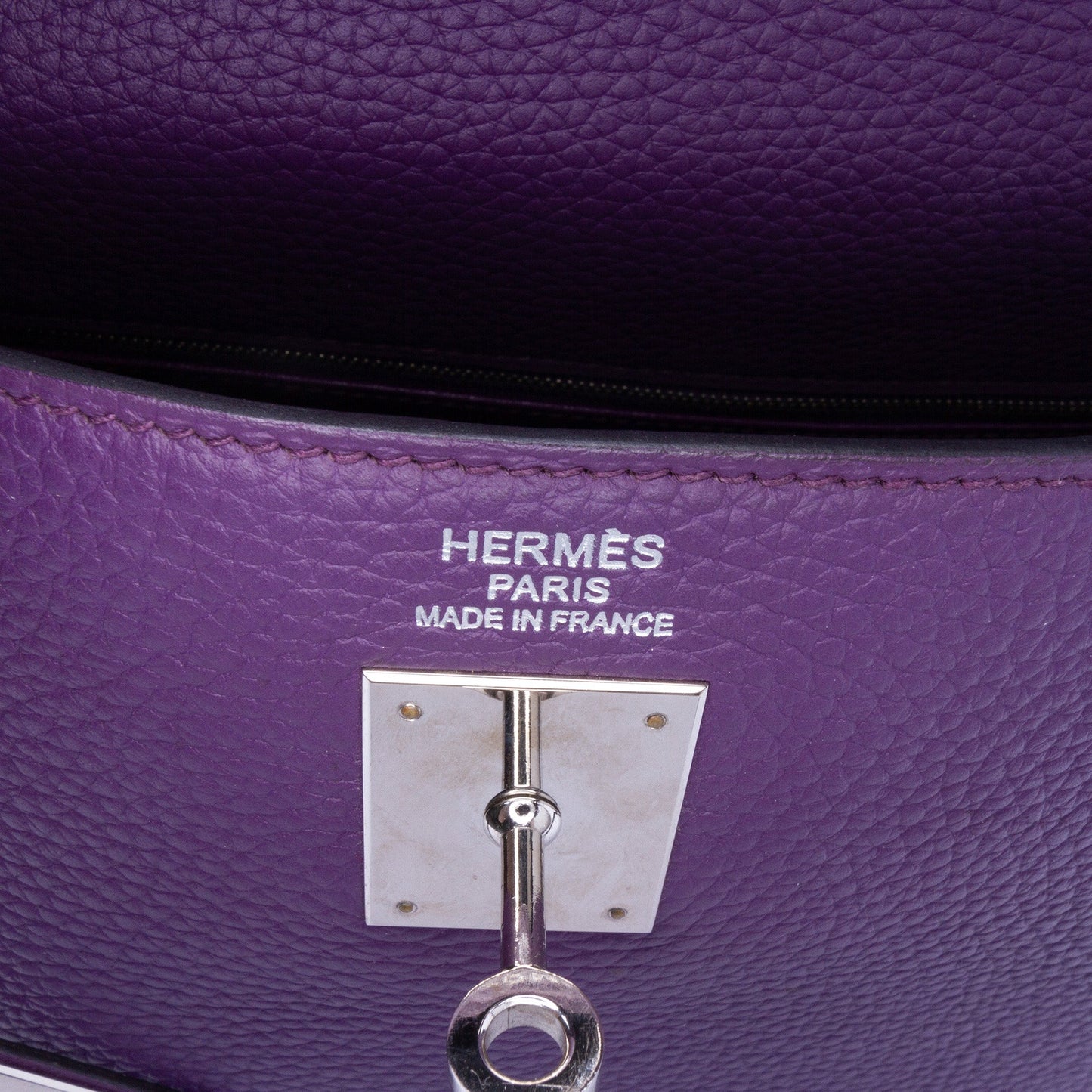 Hermès Togo Kelly II Retourne 35 Purple
