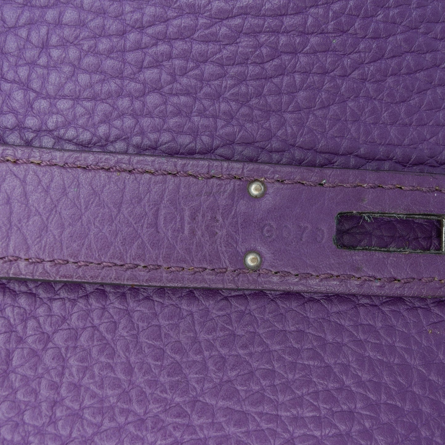 Hermès Togo Kelly II Retourne 35 Purple