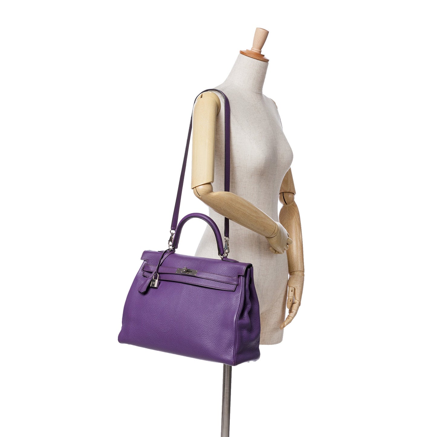 Hermès Togo Kelly II Retourne 35 Purple