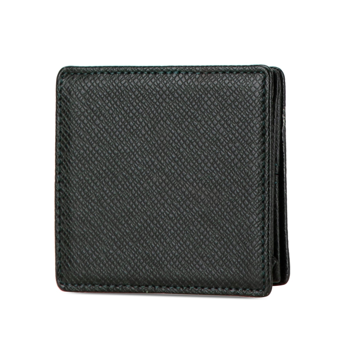 Louis Vuitton Taiga Porte Monnaie Boite Coin Purse Green