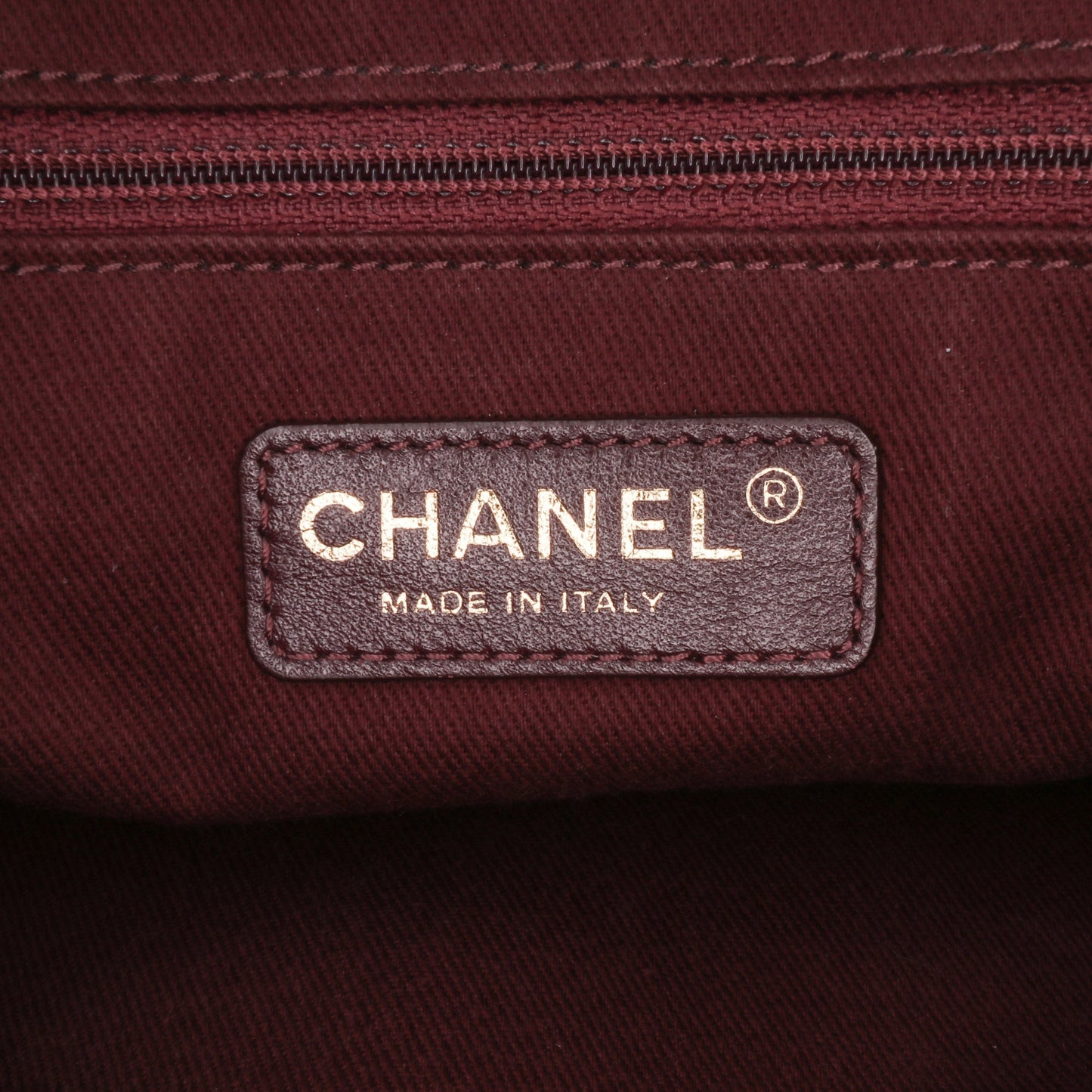 Chanel CC Quilted Lambskin Pin Tuck Tote Gray