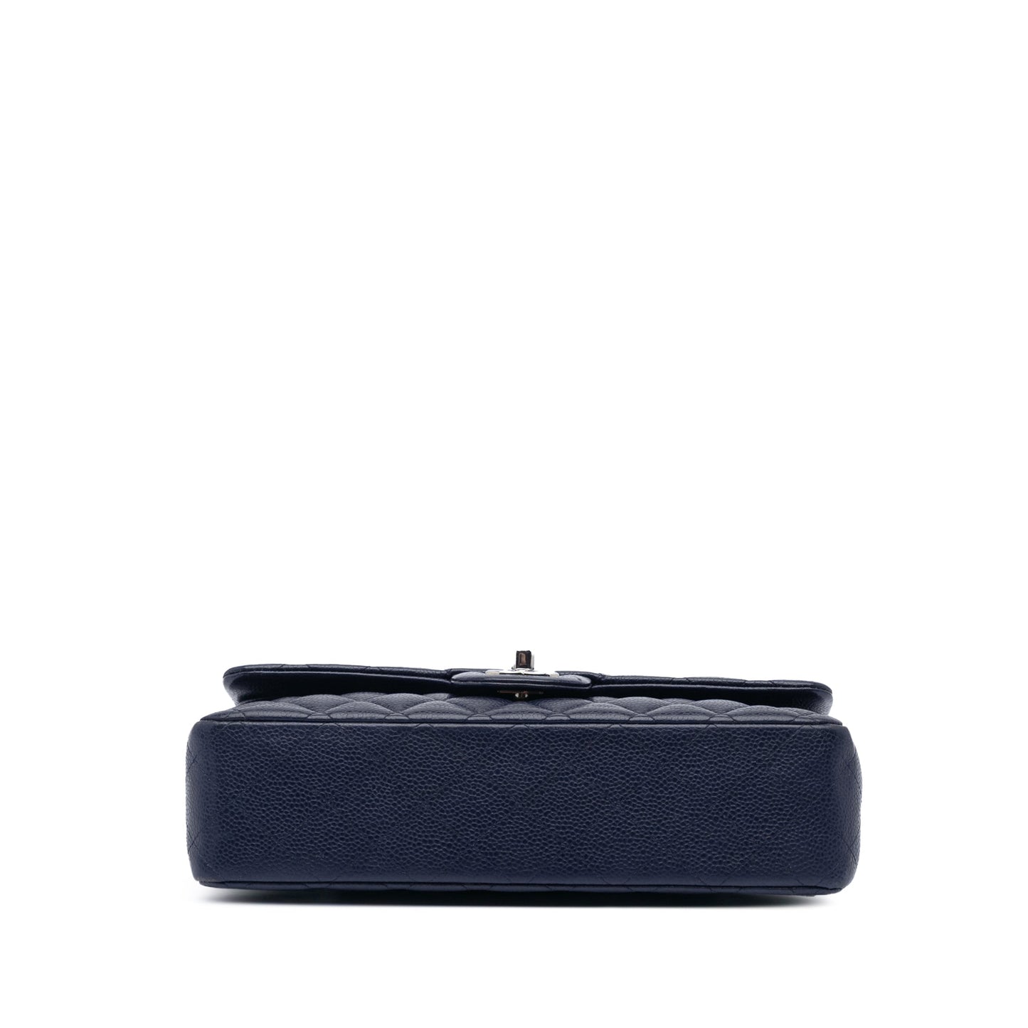 Chanel Medium Classic Caviar Double Flap Blue