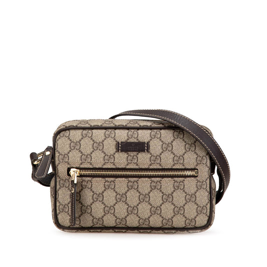 Gucci GG Supreme Crossbody Brown