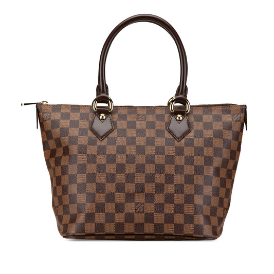 Louis Vuitton Damier Ebene Saleya PM Brown
