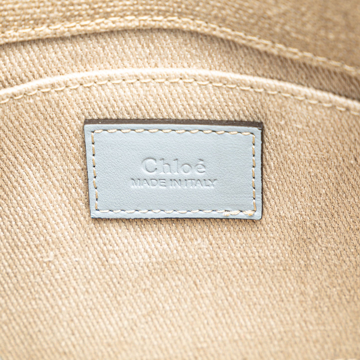 Chloé Mini Canvas Woody Satchel Brown