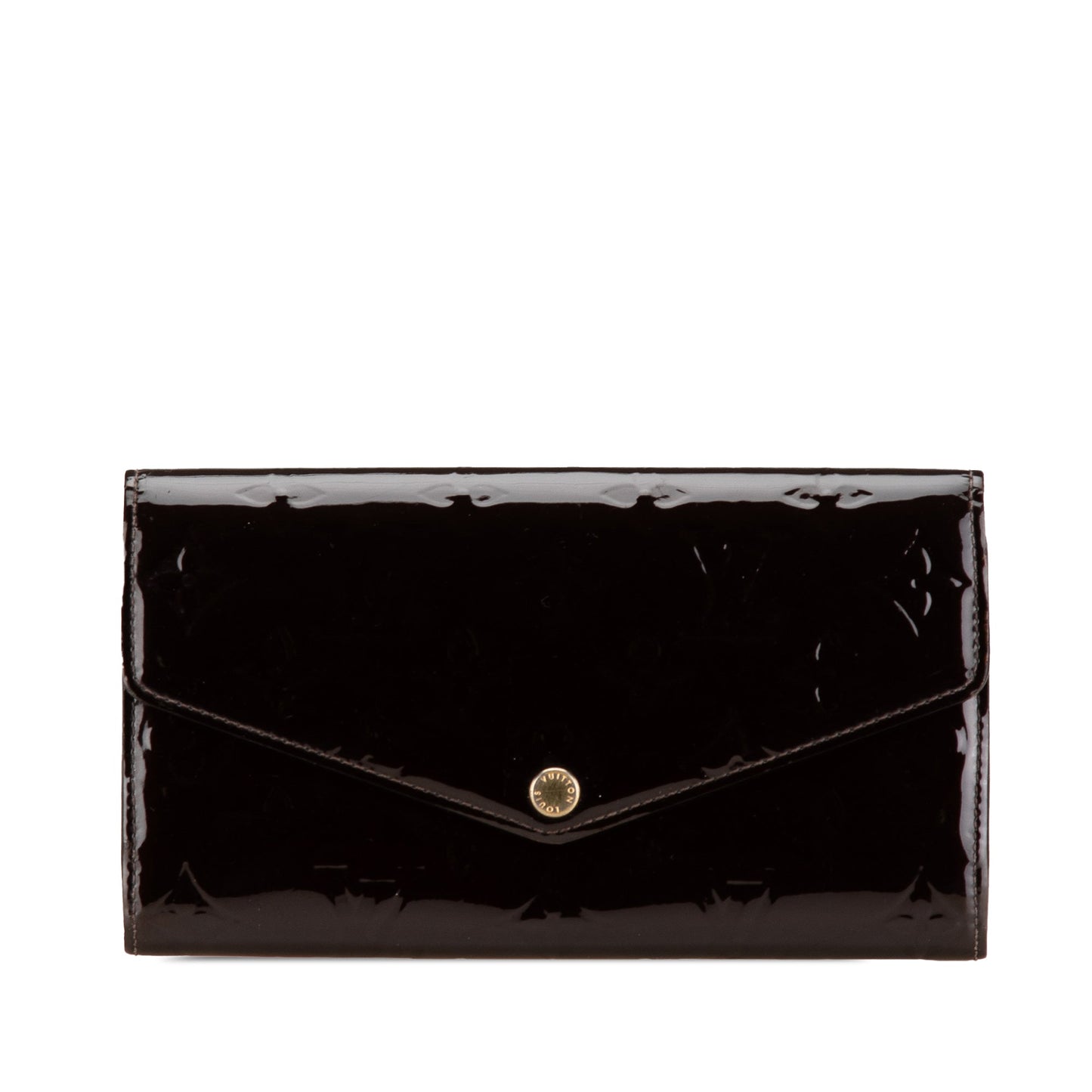 Louis Vuitton Monogram Vernis Sarah Wallet NM Purple