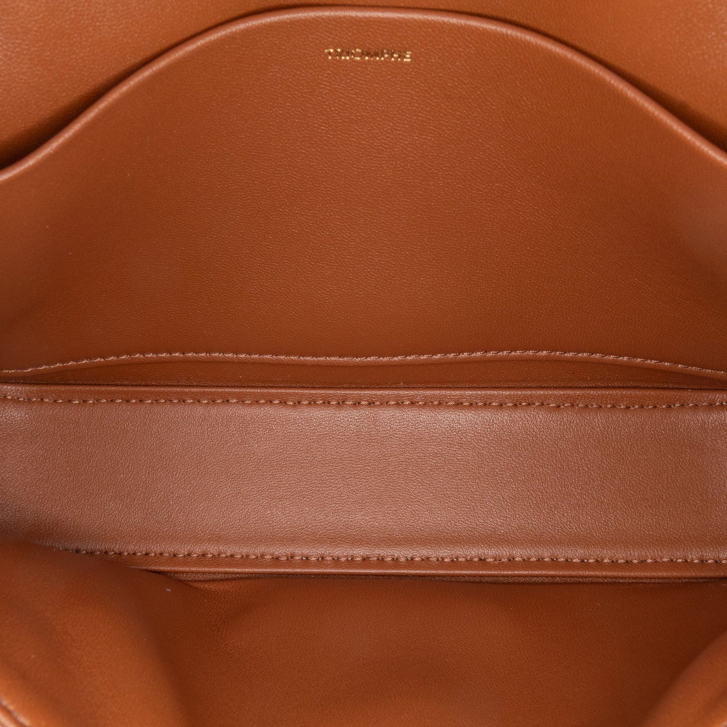 Celine Triomphe Coated Canvas Claude Shoulder Bag White