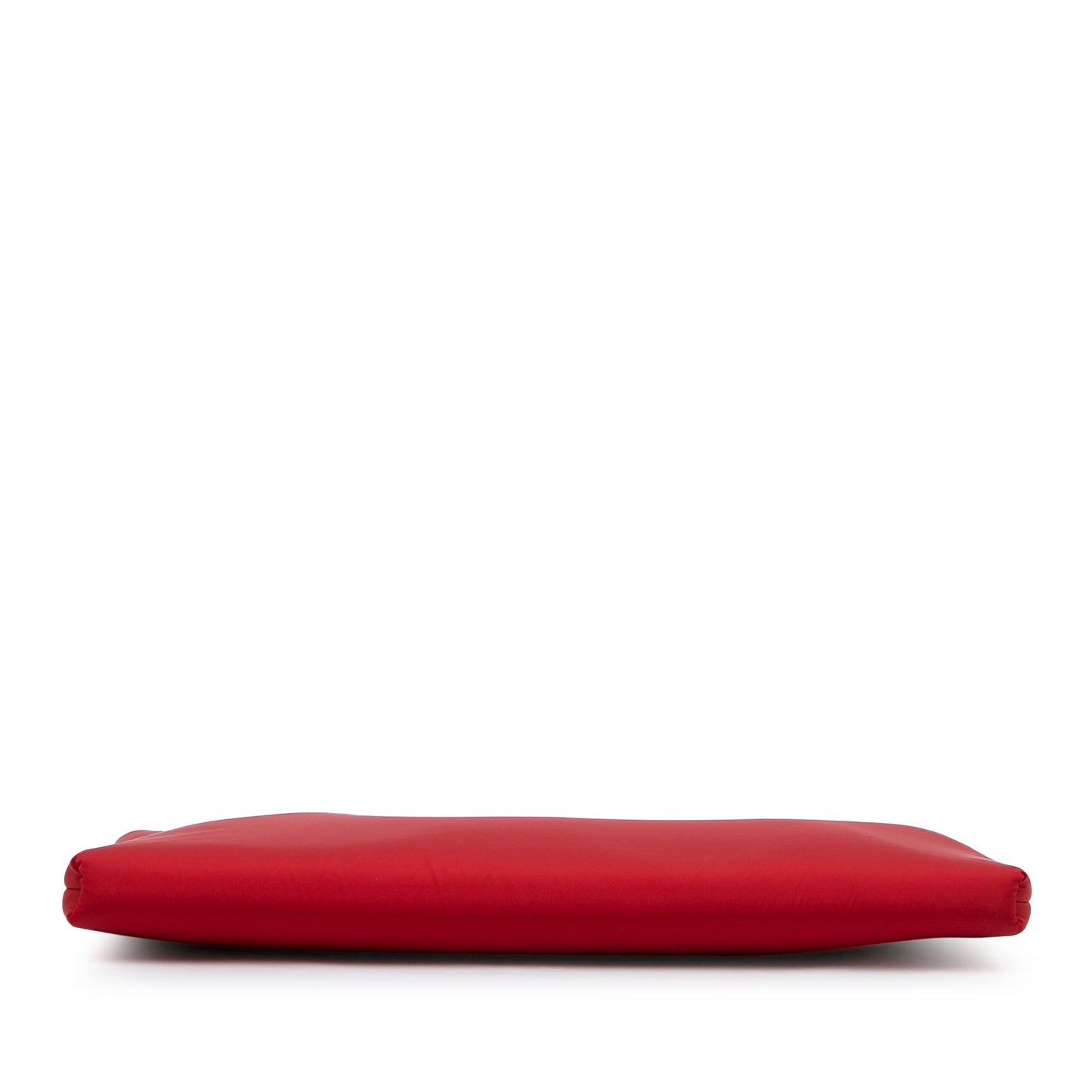 Prada Tessuto Soft Zip Clutch Red