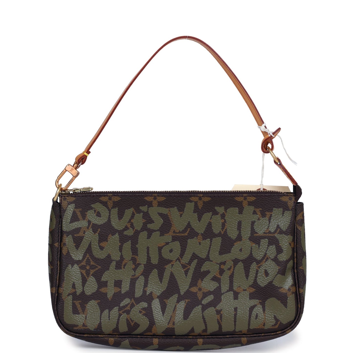 Louis Vuitton x Stephen Sprouse Pochette Accessories Khaki Graffiti Gold Hardware