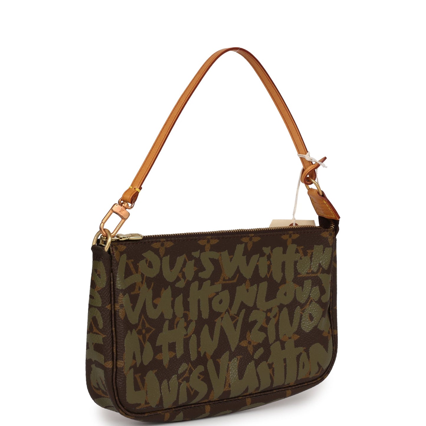 Louis Vuitton x Stephen Sprouse Pochette Accessories Khaki Graffiti Gold Hardware