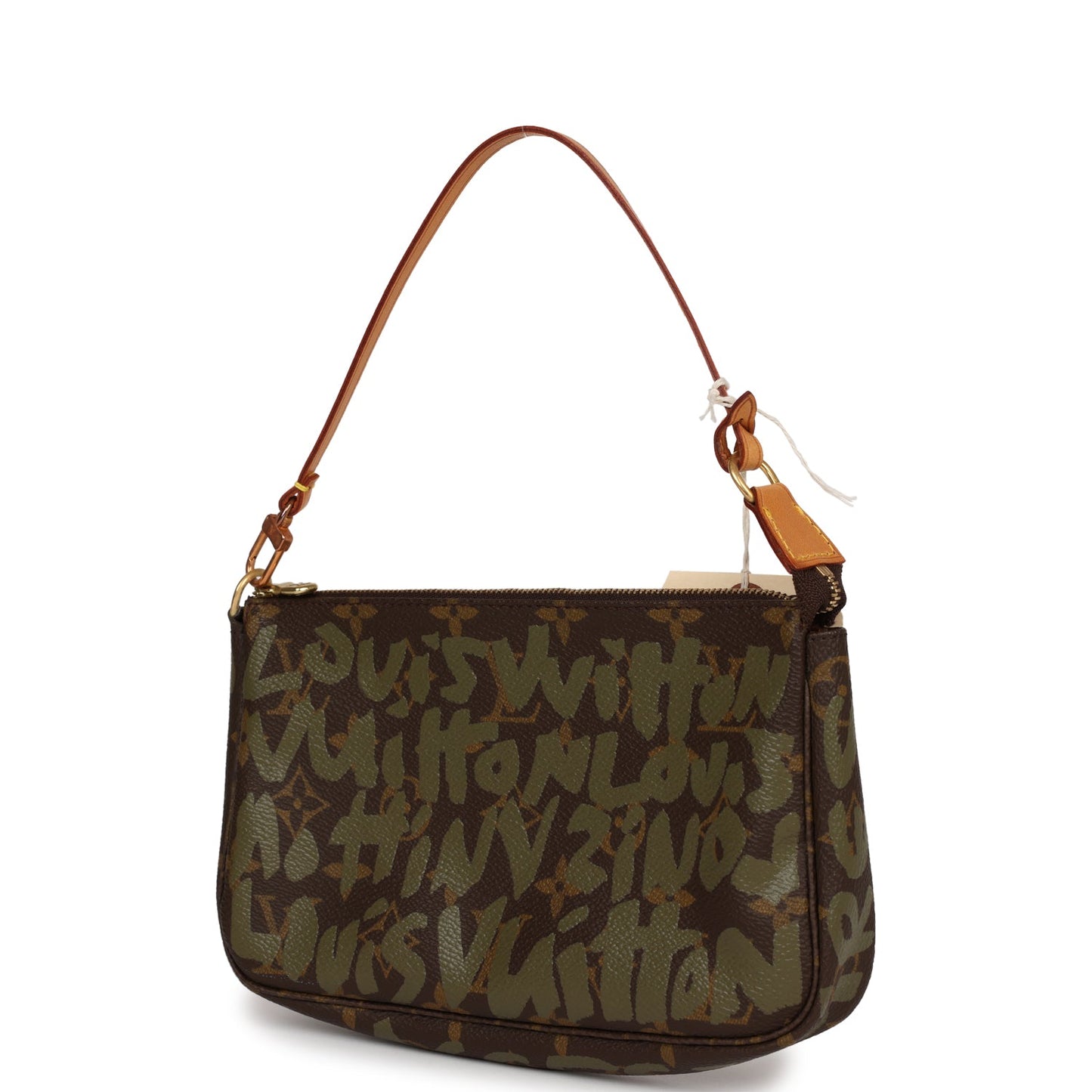 Louis Vuitton x Stephen Sprouse Pochette Accessories Khaki Graffiti Gold Hardware