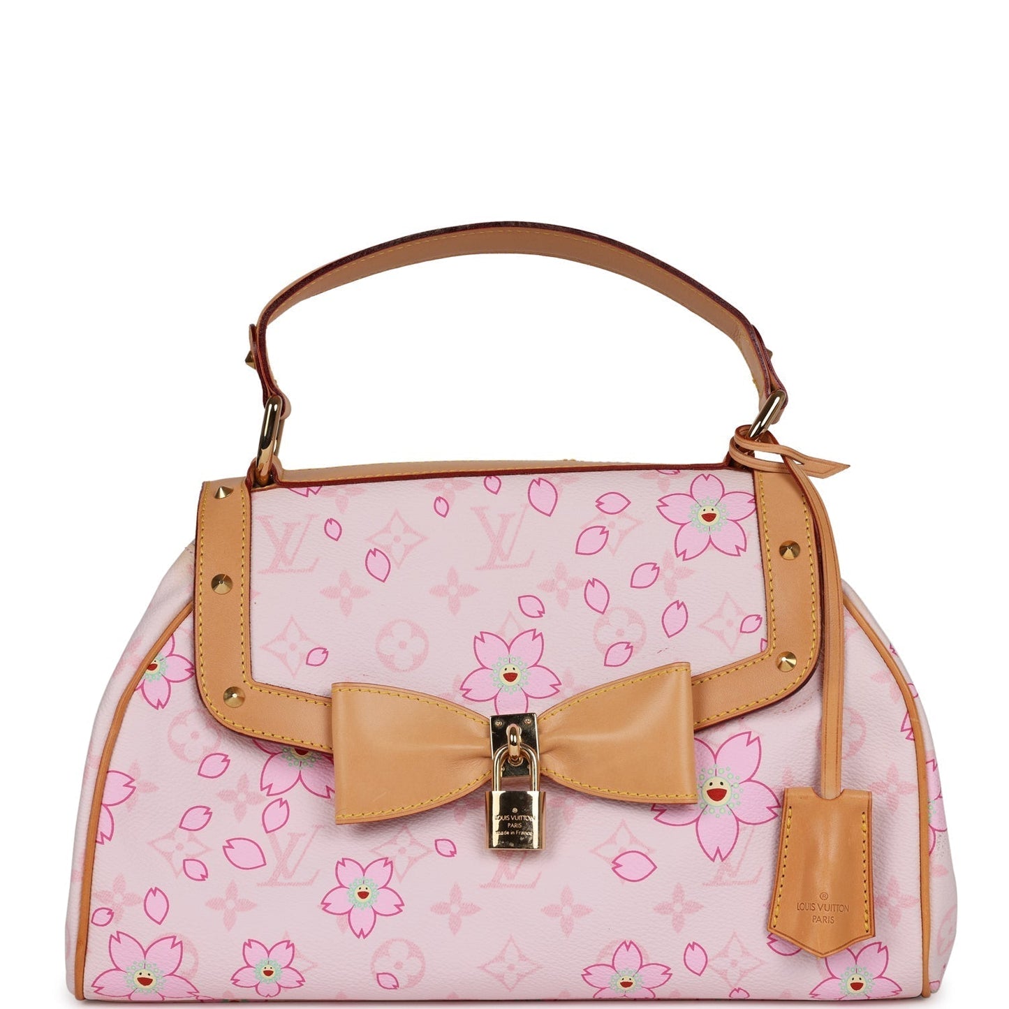Louis Vuitton Murakami Cherry Blossom Sac Retro with Gold Hardware