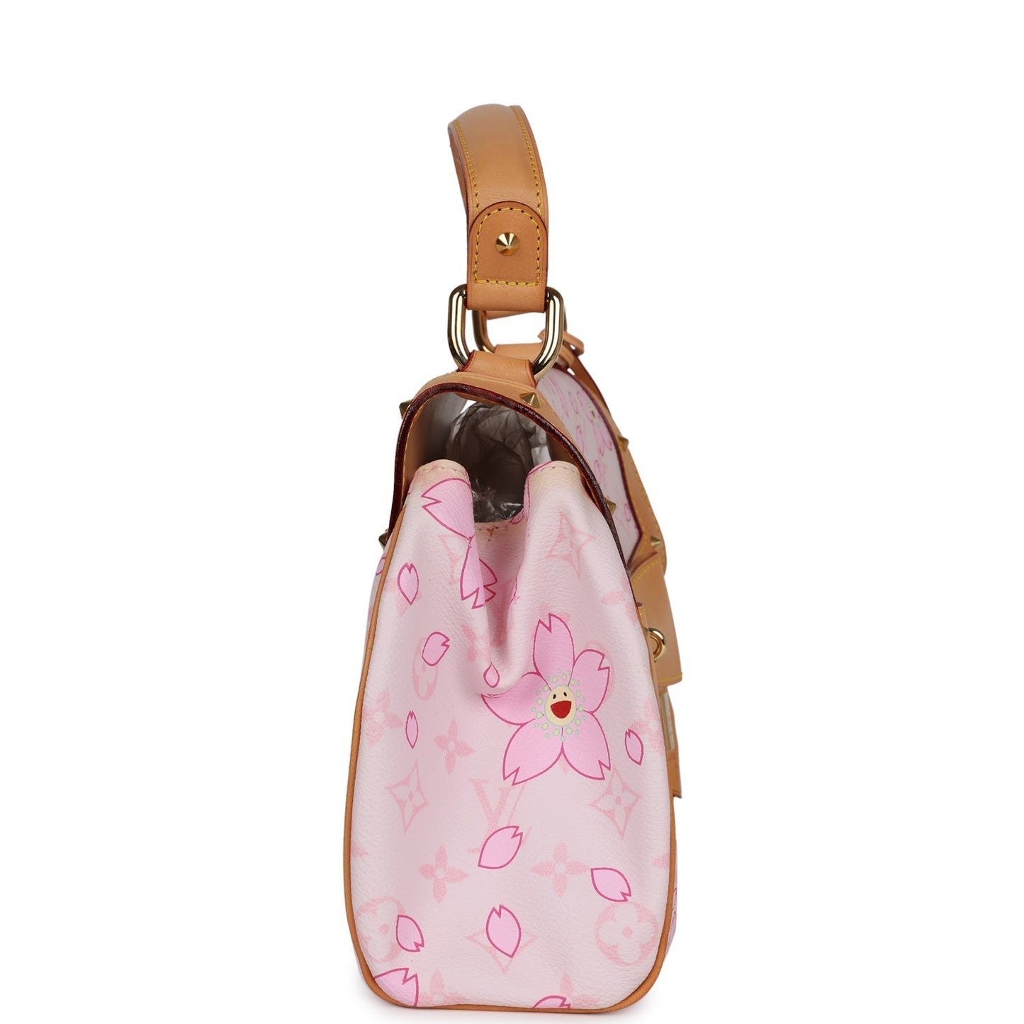Louis Vuitton Murakami Cherry Blossom Sac Retro with Gold Hardware