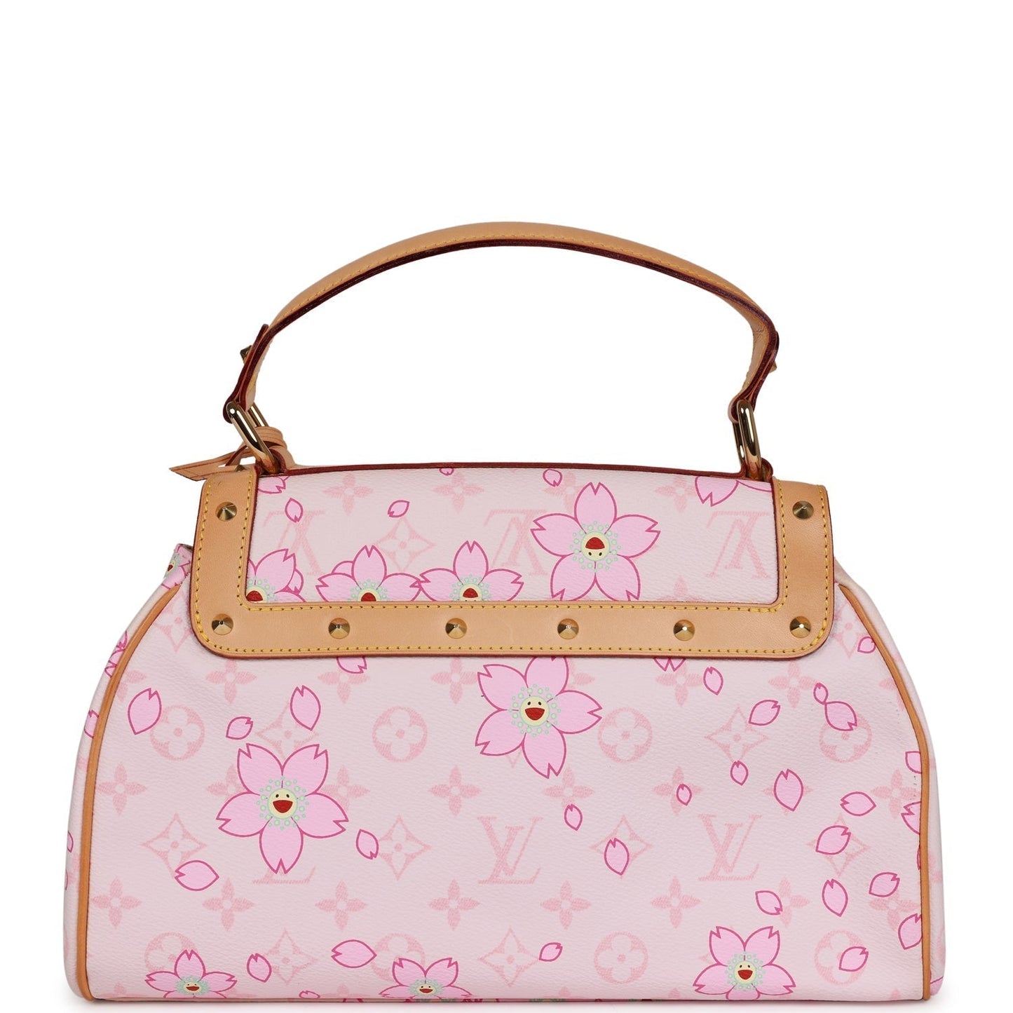 Louis Vuitton Murakami Cherry Blossom Sac Retro with Gold Hardware