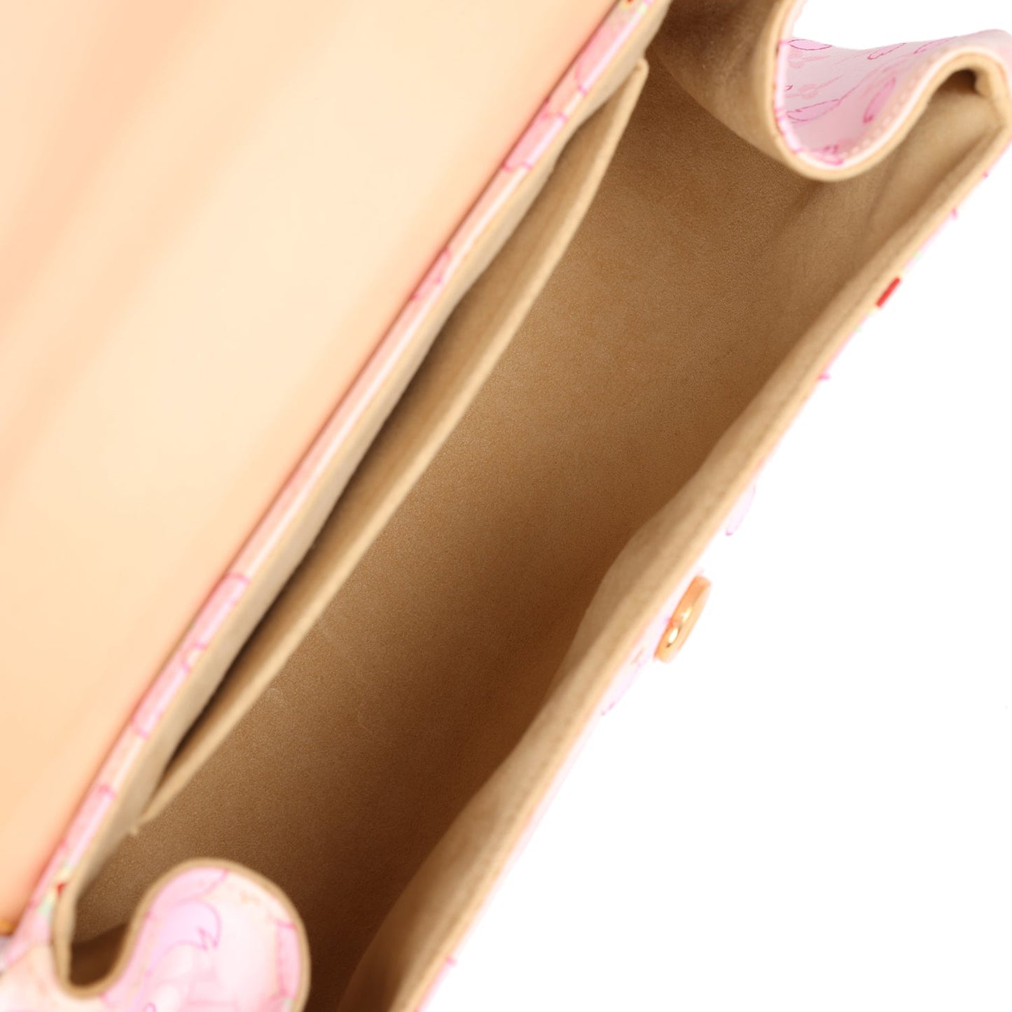 Louis Vuitton Murakami Cherry Blossom Sac Retro with Gold Hardware