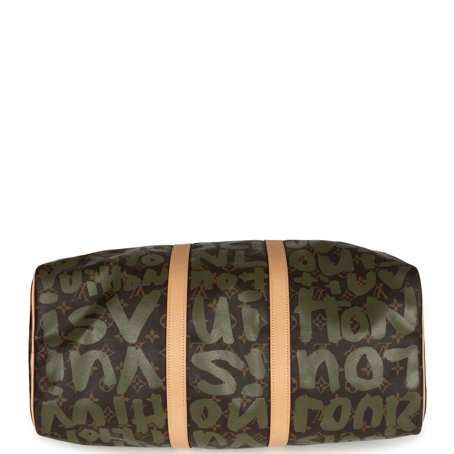 Louis Vuitton x Stephen Sprouse Keepall 50 Khaki Graffiti Gold Hardware
