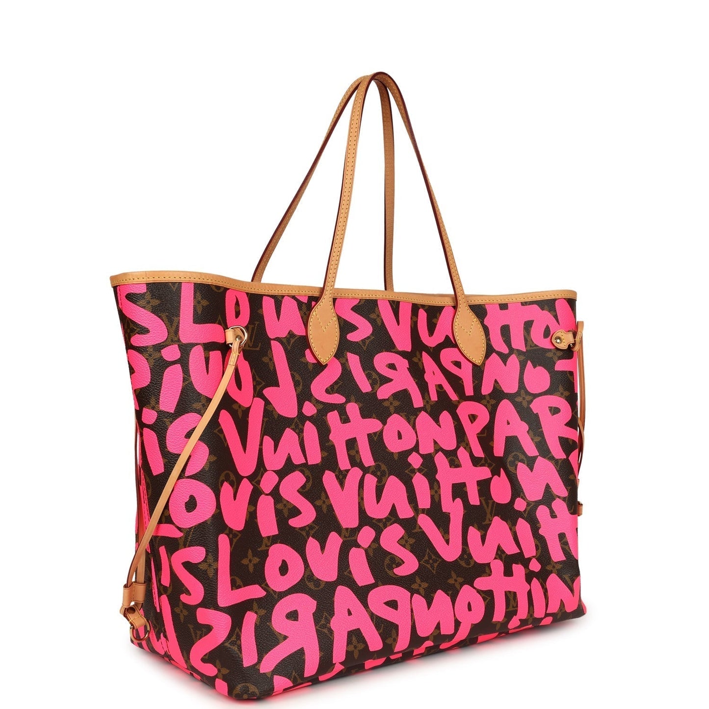 Louis Vuitton Stephen Sprouse Neverfull GM Fuchsia Pink Monogram Graffiti