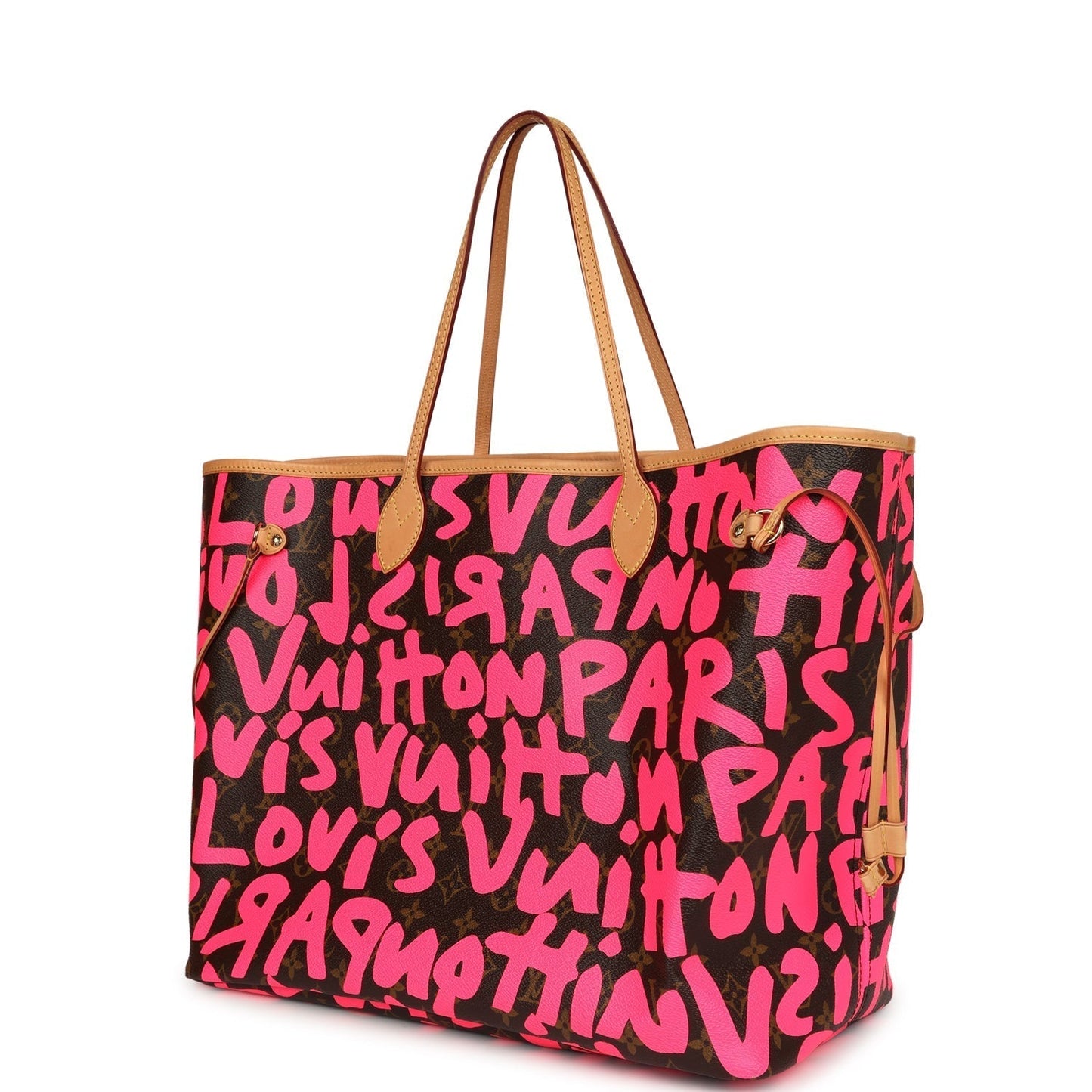 Louis Vuitton Stephen Sprouse Neverfull GM Fuchsia Pink Monogram Graffiti