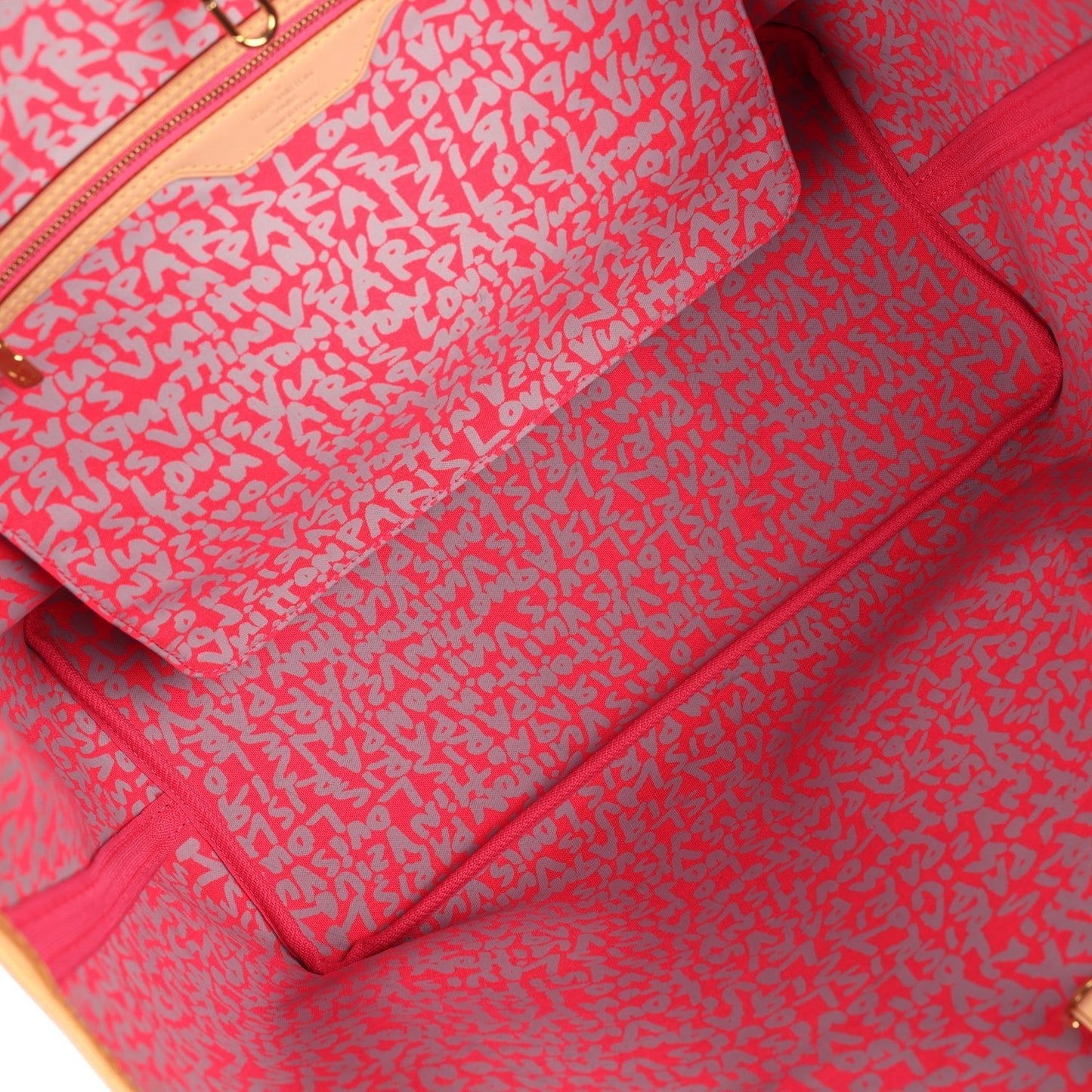 Louis Vuitton Stephen Sprouse Neverfull GM Fuchsia Pink Monogram Graffiti