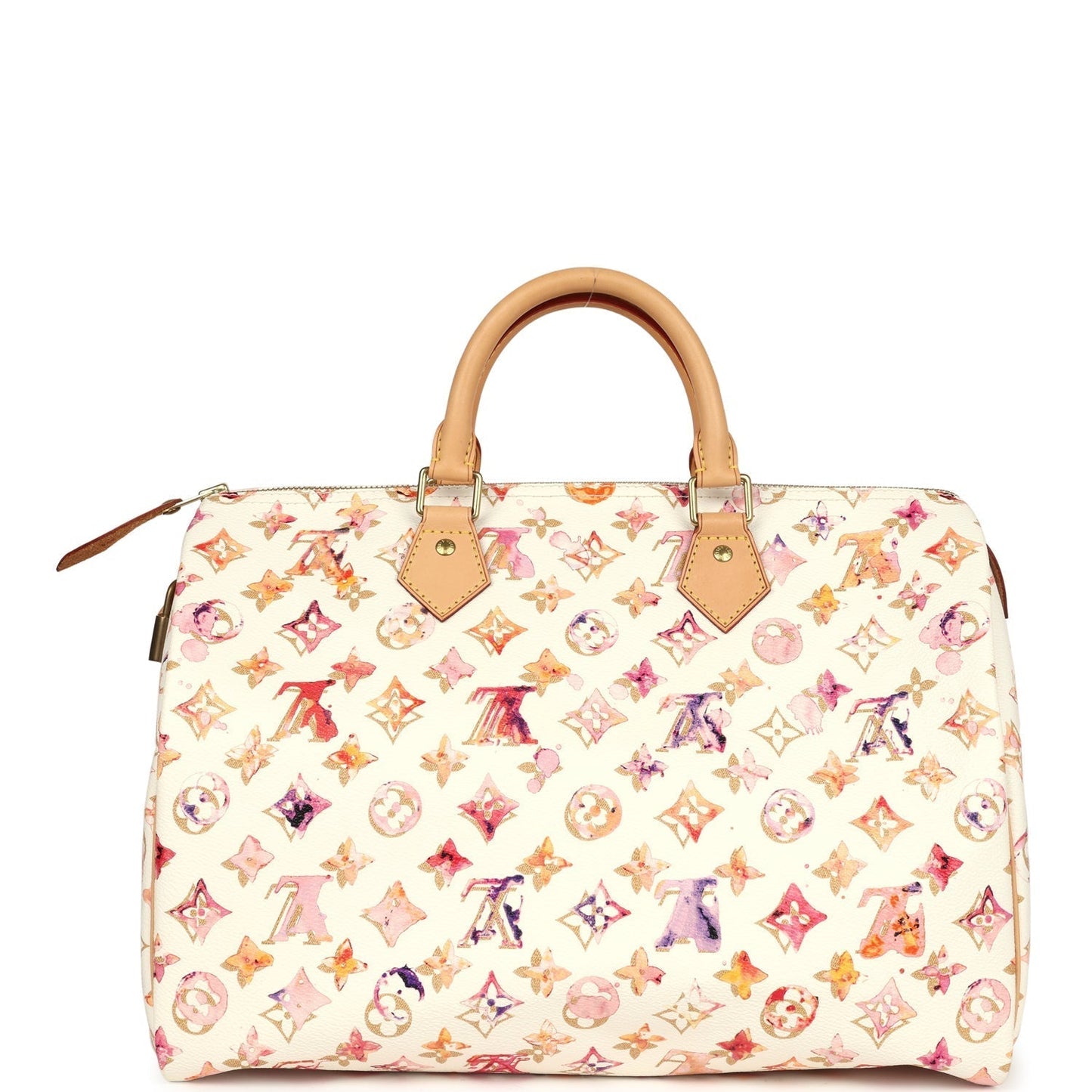 Louis Vuitton Richard Prince Speedy 35 White Watercolor Aquarelle Monogram