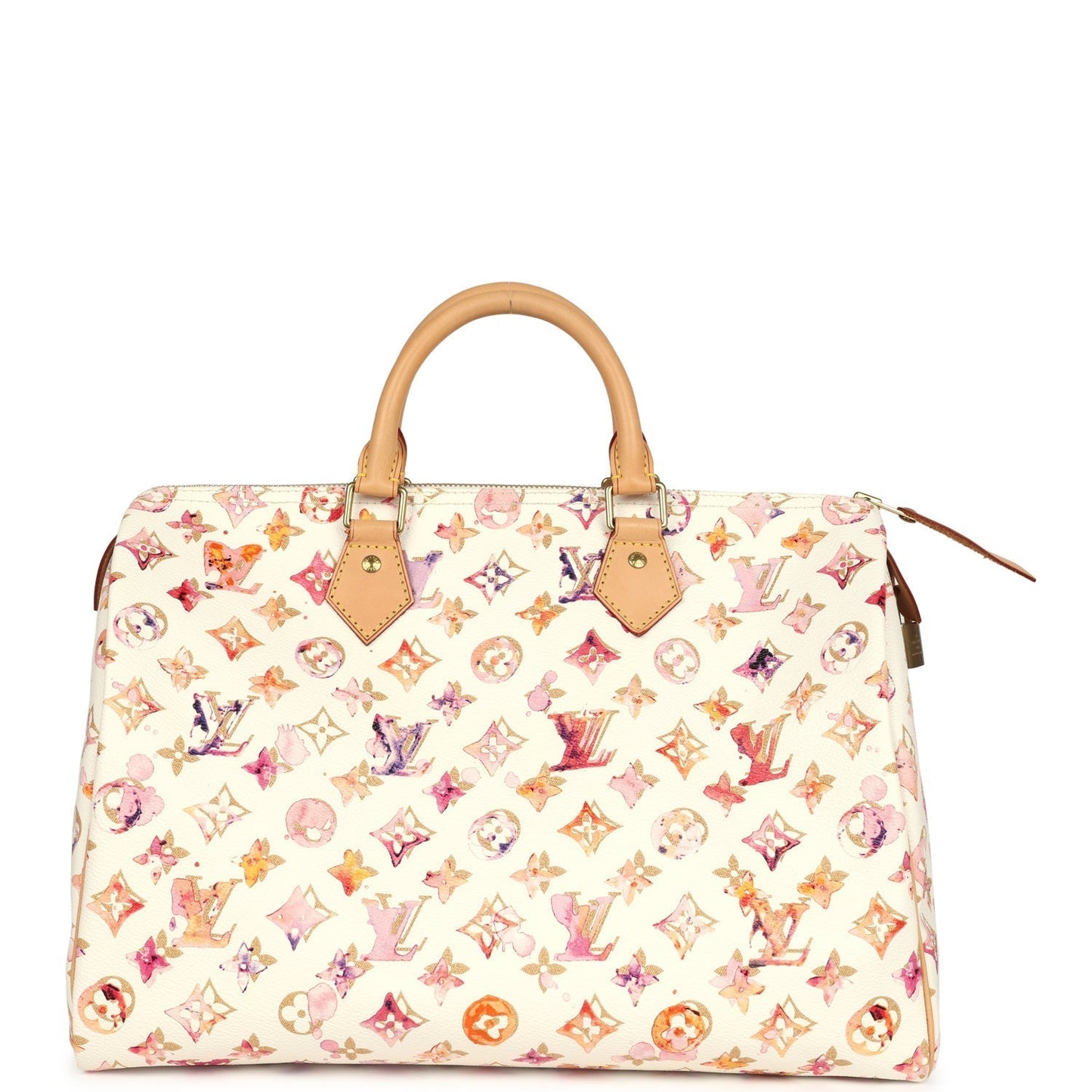 Louis Vuitton Richard Prince Speedy 35 White Watercolor Aquarelle Monogram