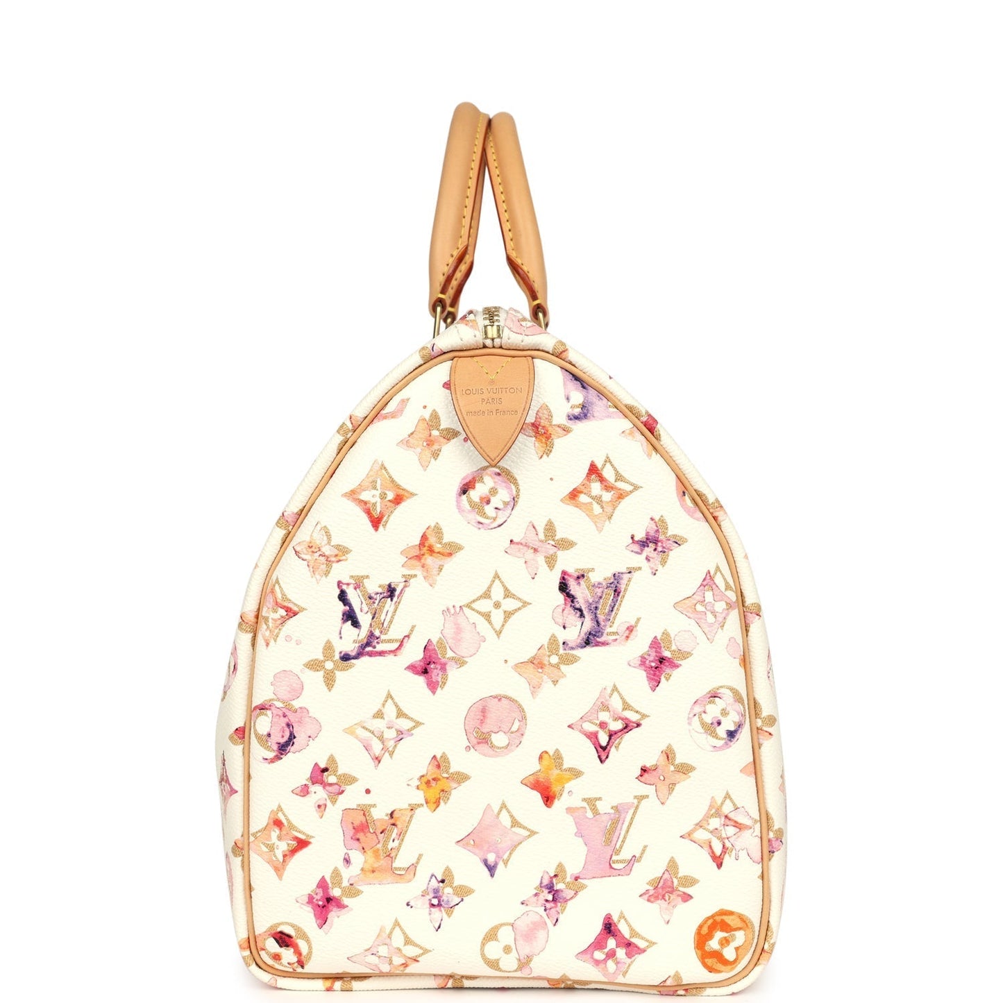 Louis Vuitton Richard Prince Speedy 35 White Watercolor Aquarelle Monogram