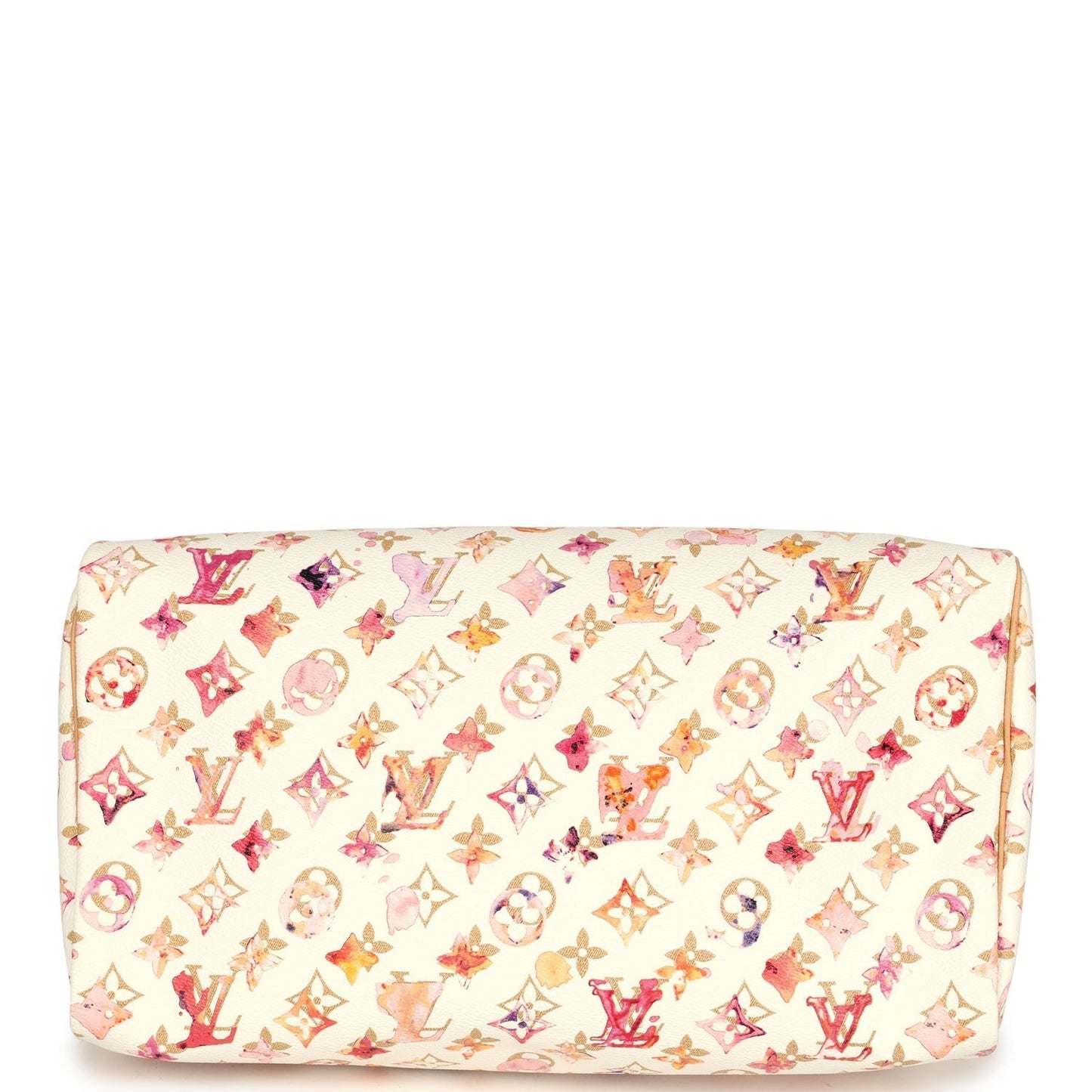 Louis Vuitton Richard Prince Speedy 35 White Watercolor Aquarelle Monogram