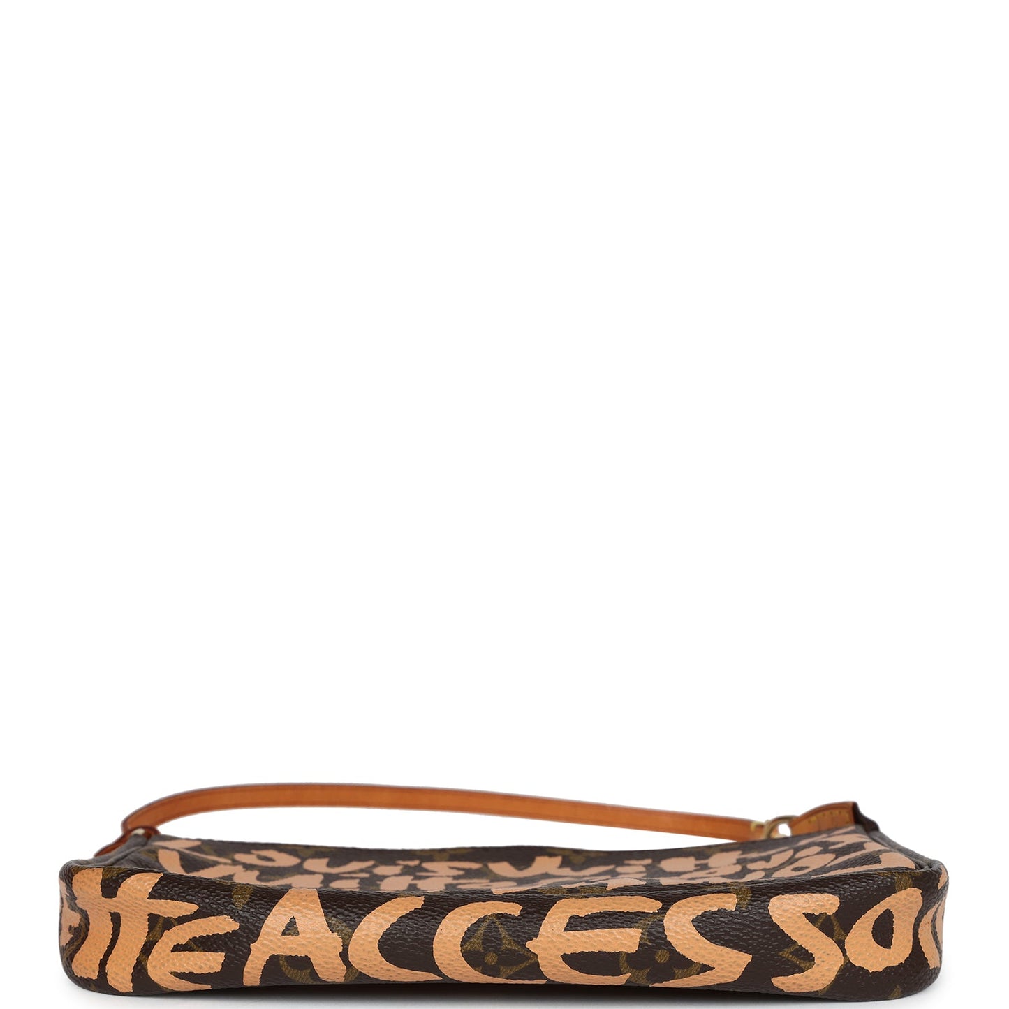 Louis Vuitton x Stephen Sprouse Pochette Accessories Peach Graffiti Gold Hardware