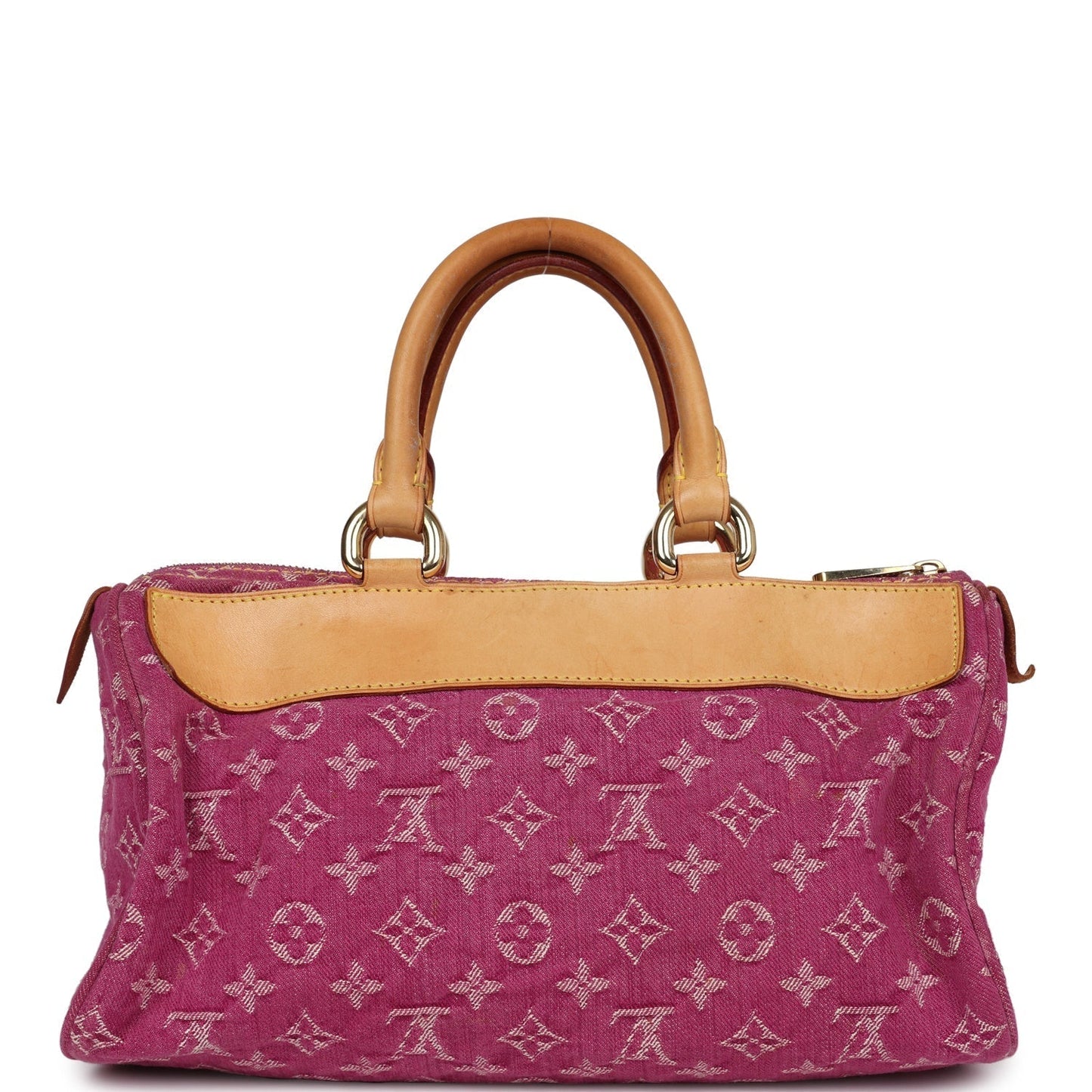 Louis Vuitton Neo Speedy Pink Denim Monogram Gold Hardware
