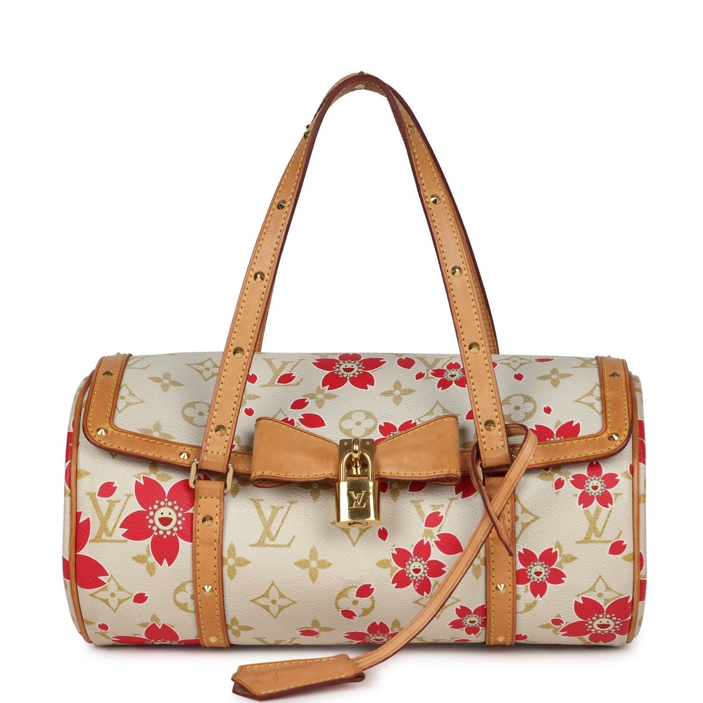 Louis Vuitton X Takashi Murakami Red Cherry Blossom Papillon Gold Hardware