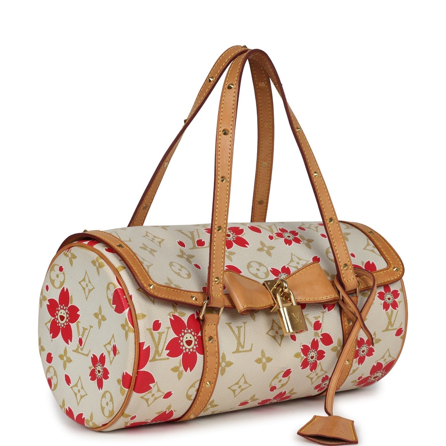 Louis Vuitton X Takashi Murakami Red Cherry Blossom Papillon Gold Hardware