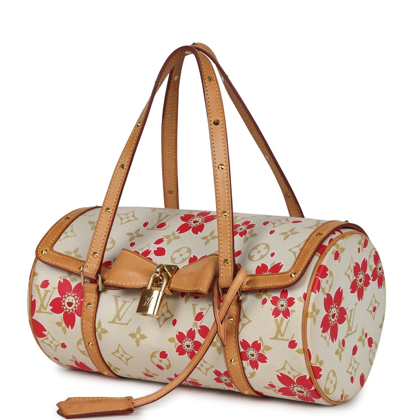 Louis Vuitton X Takashi Murakami Red Cherry Blossom Papillon Gold Hardware