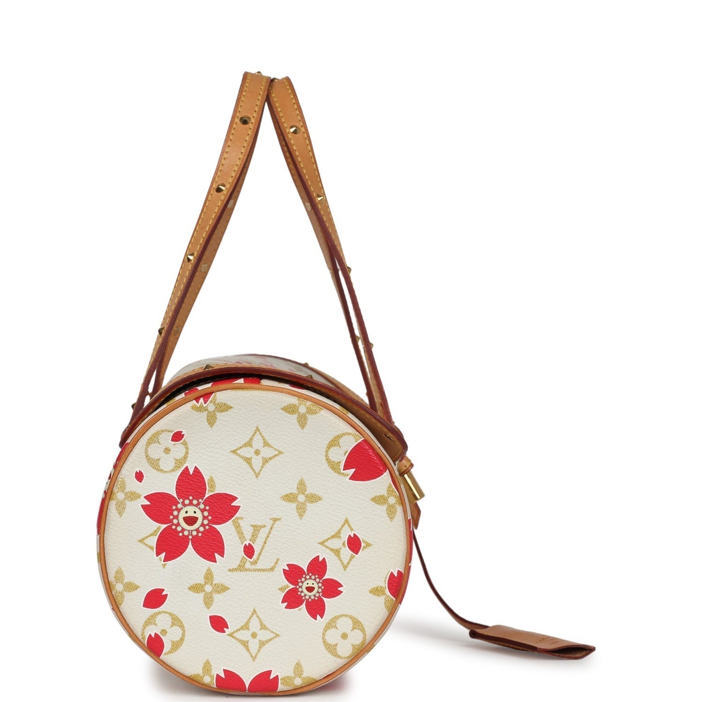 Louis Vuitton X Takashi Murakami Red Cherry Blossom Papillon Gold Hardware