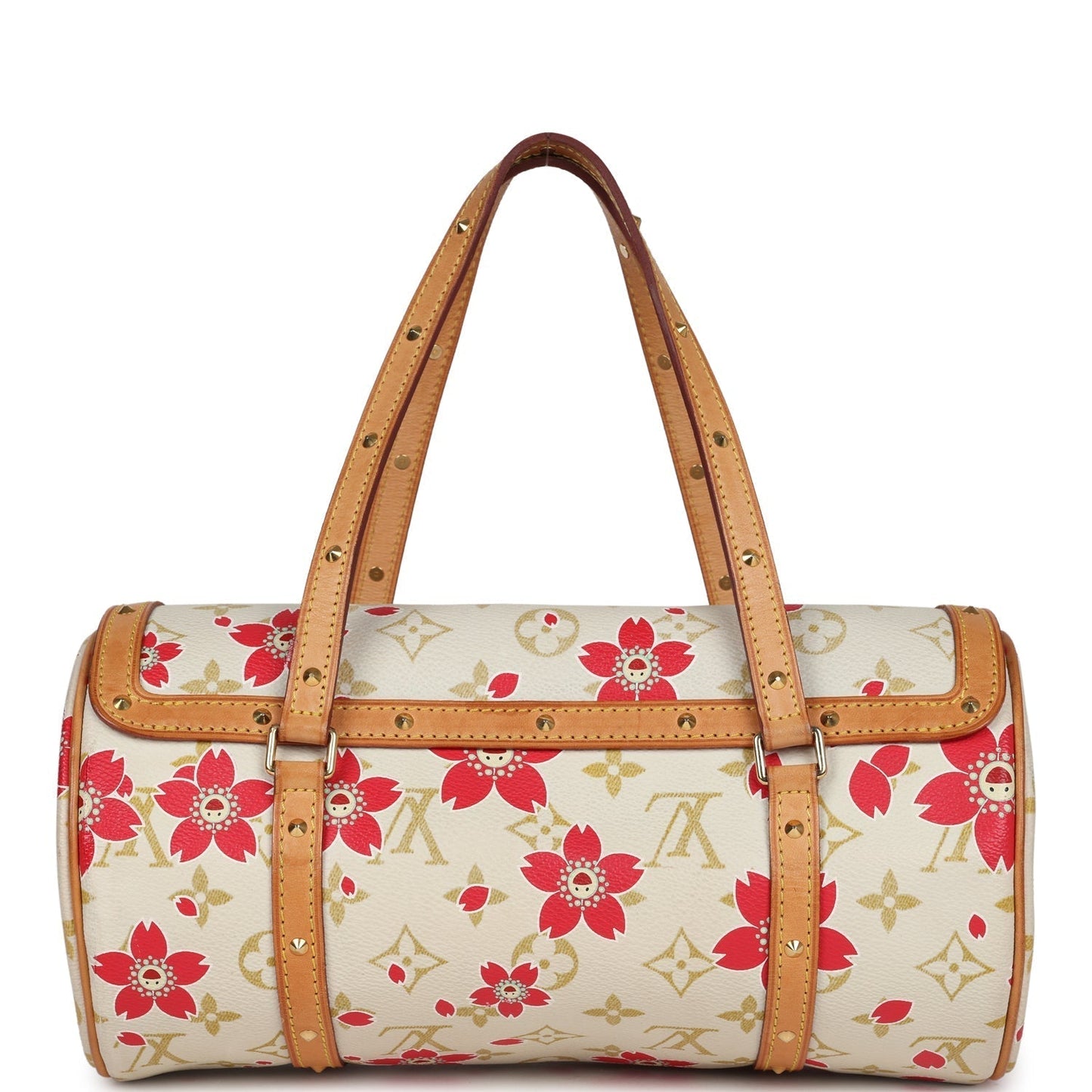 Louis Vuitton X Takashi Murakami Red Cherry Blossom Papillon Gold Hardware