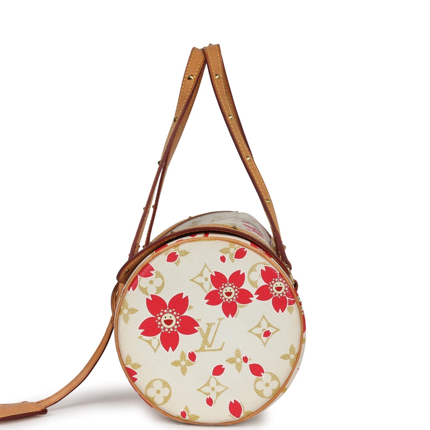 Louis Vuitton X Takashi Murakami Red Cherry Blossom Papillon Gold Hardware