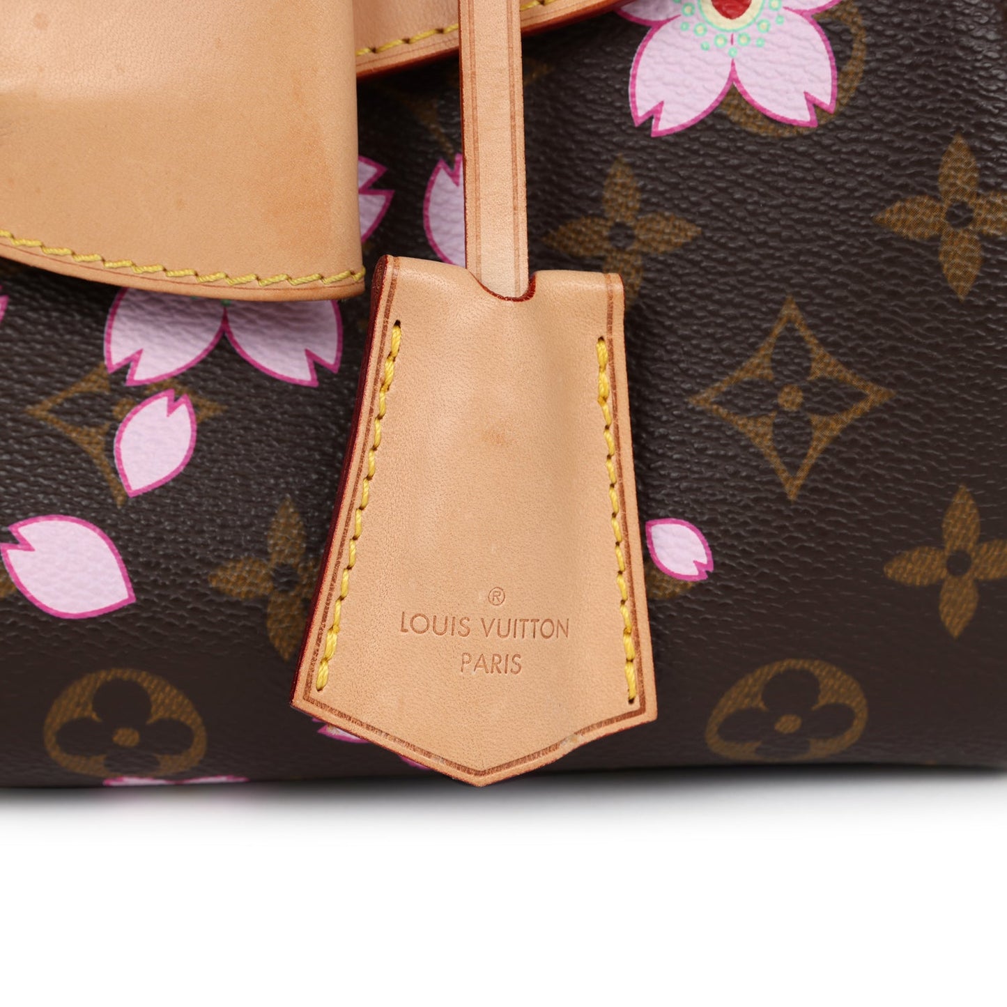 Louis Vuitton x Takashi Murakami Brown Monogram Cherry Blossom Sac Retro PM Gold Hardware