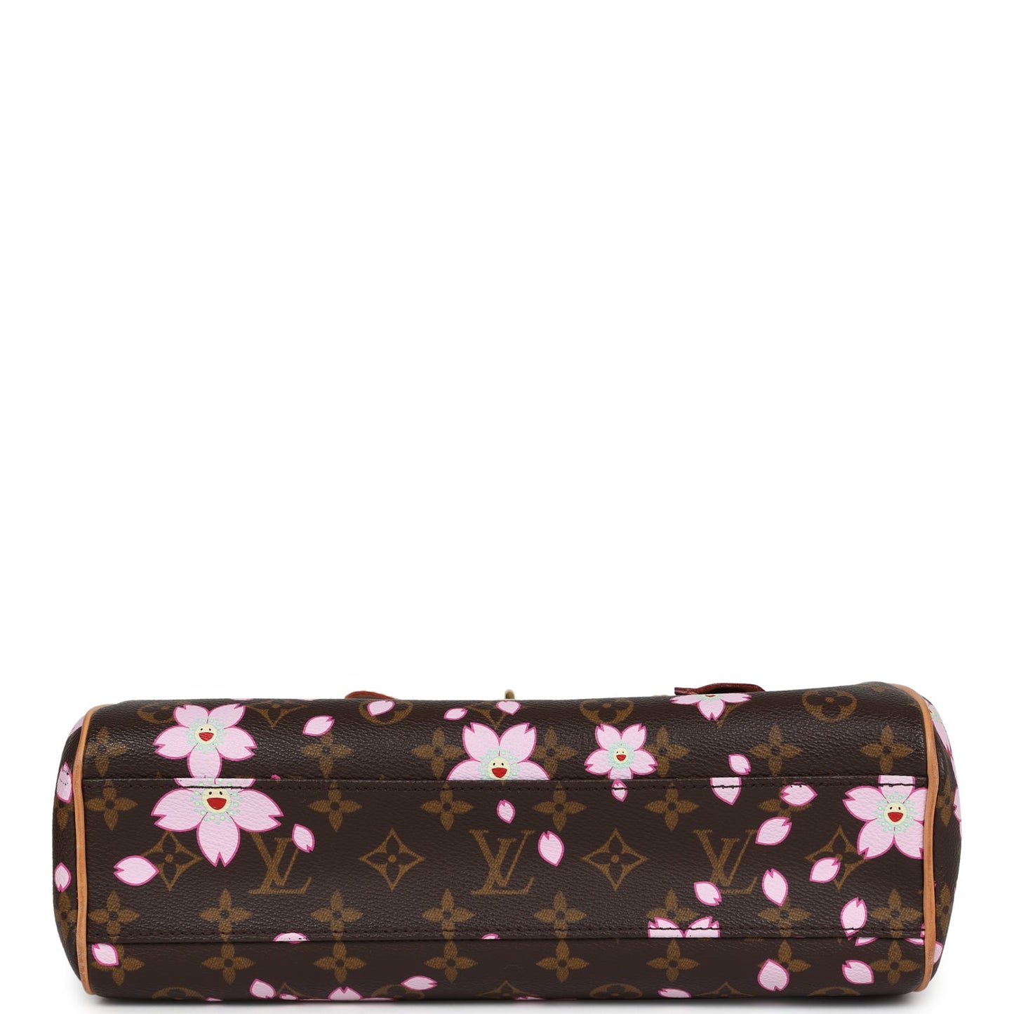 Louis Vuitton x Takashi Murakami Brown Monogram Cherry Blossom Sac Retro PM Gold Hardware